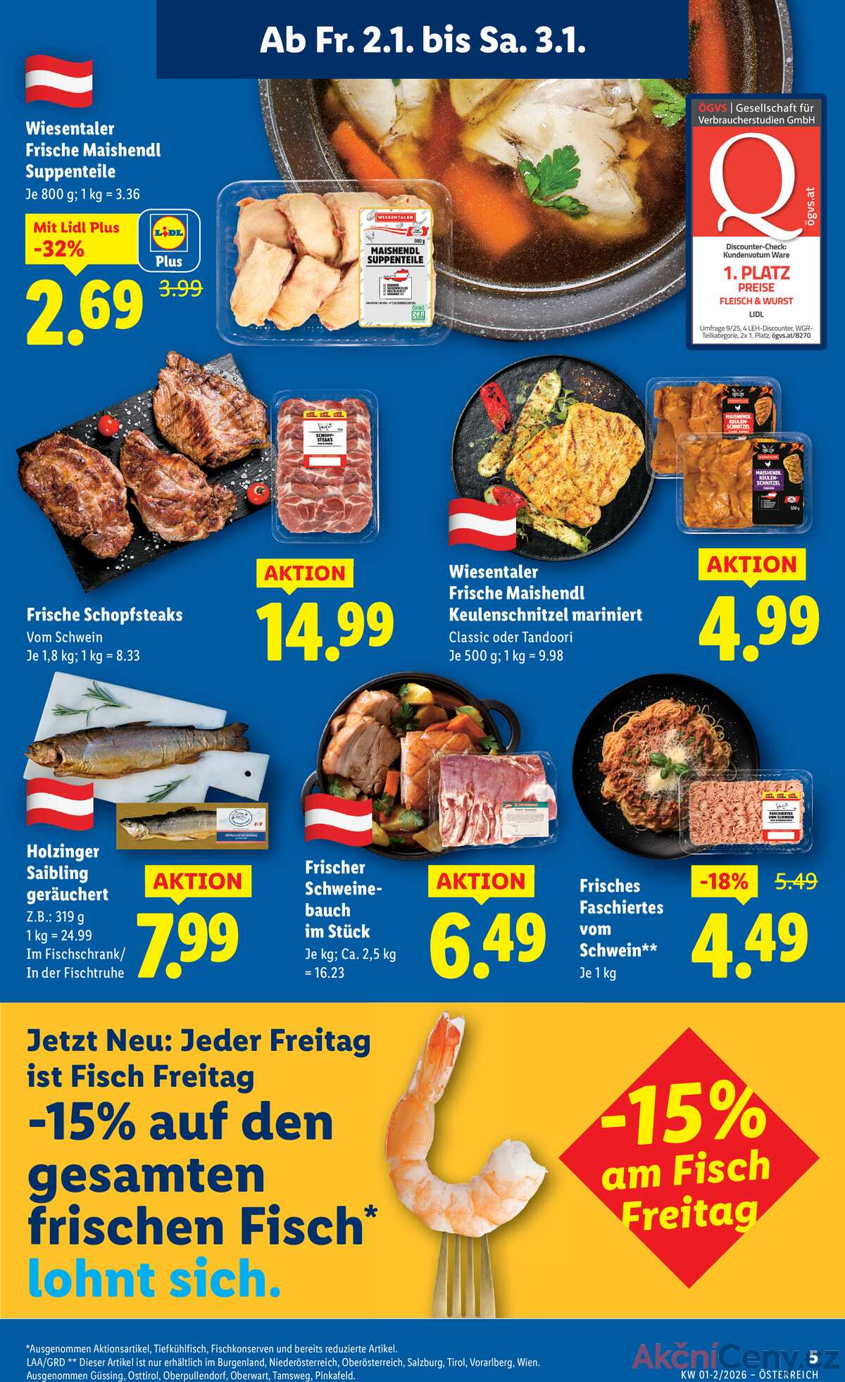 Leták Lidl Rakousko 2.1.-7.1.2026 strana 7