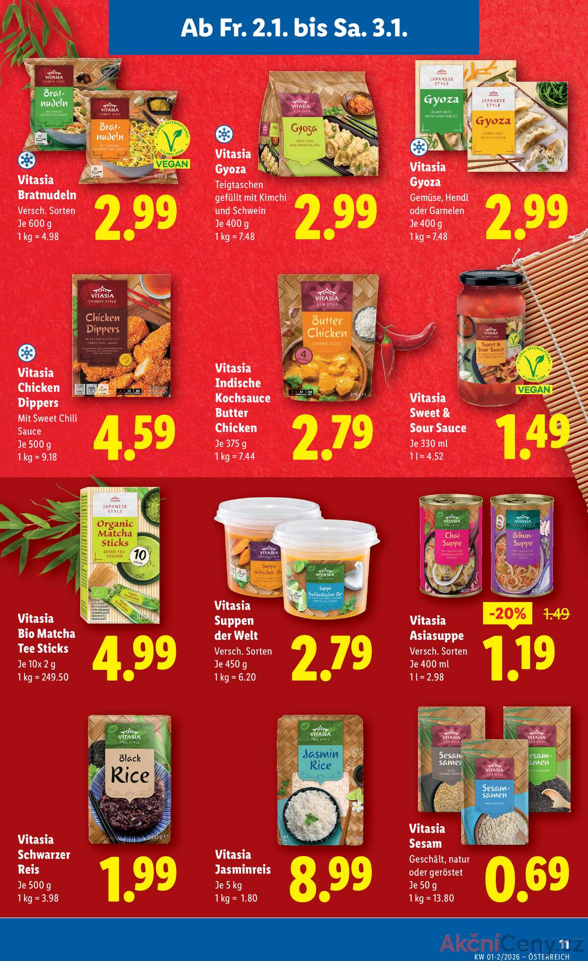 Leták Lidl Rakousko 2.1.-7.1.2026 strana 13