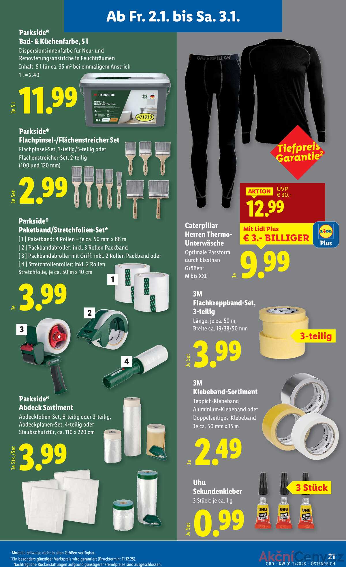 Leták Lidl Rakousko 2.1.-7.1.2026 strana 23