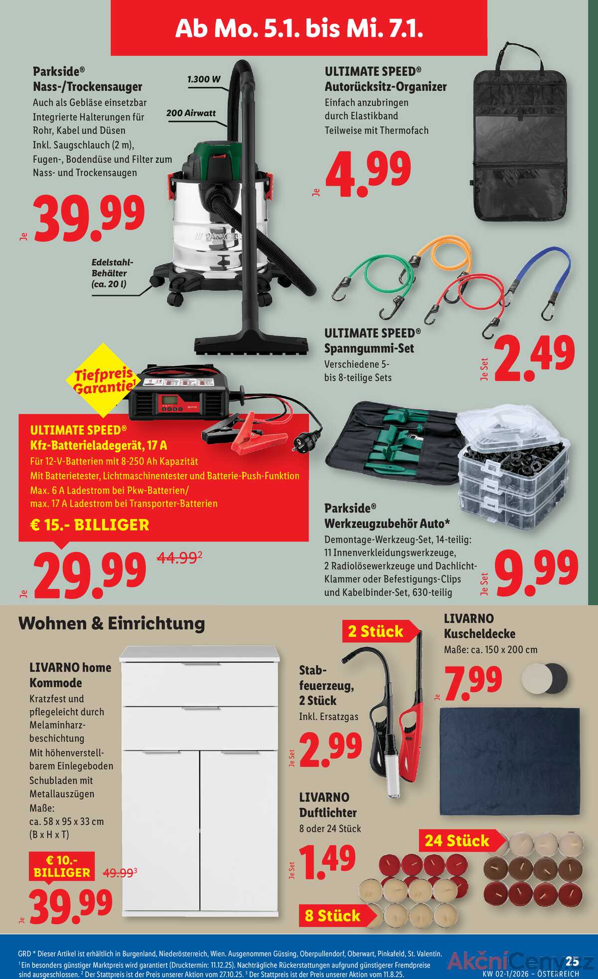 Leták Lidl Rakousko 2.1.-7.1.2026 strana 27