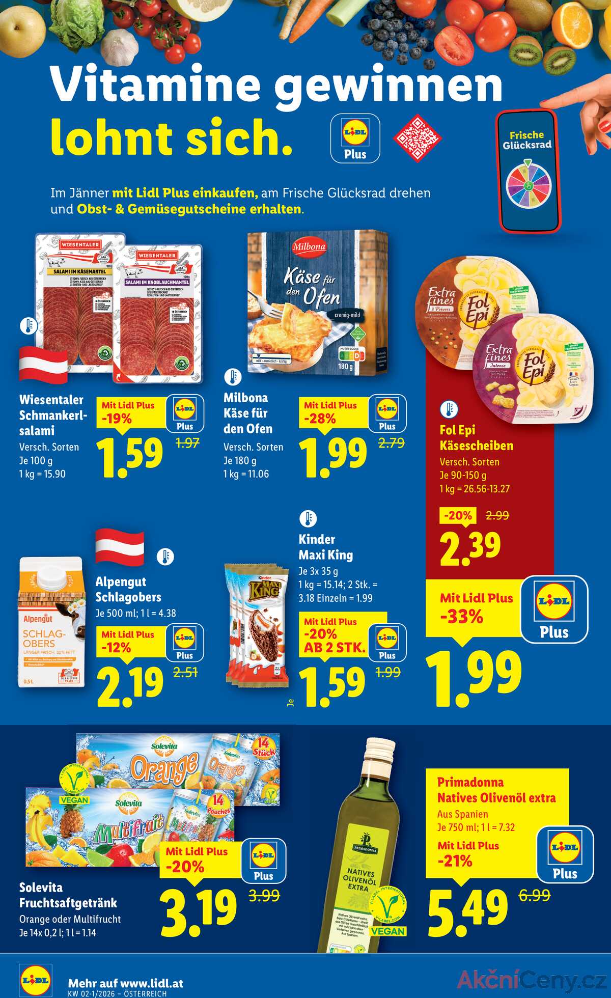 Leták Lidl Rakousko 2.1.-7.1.2026 strana 38