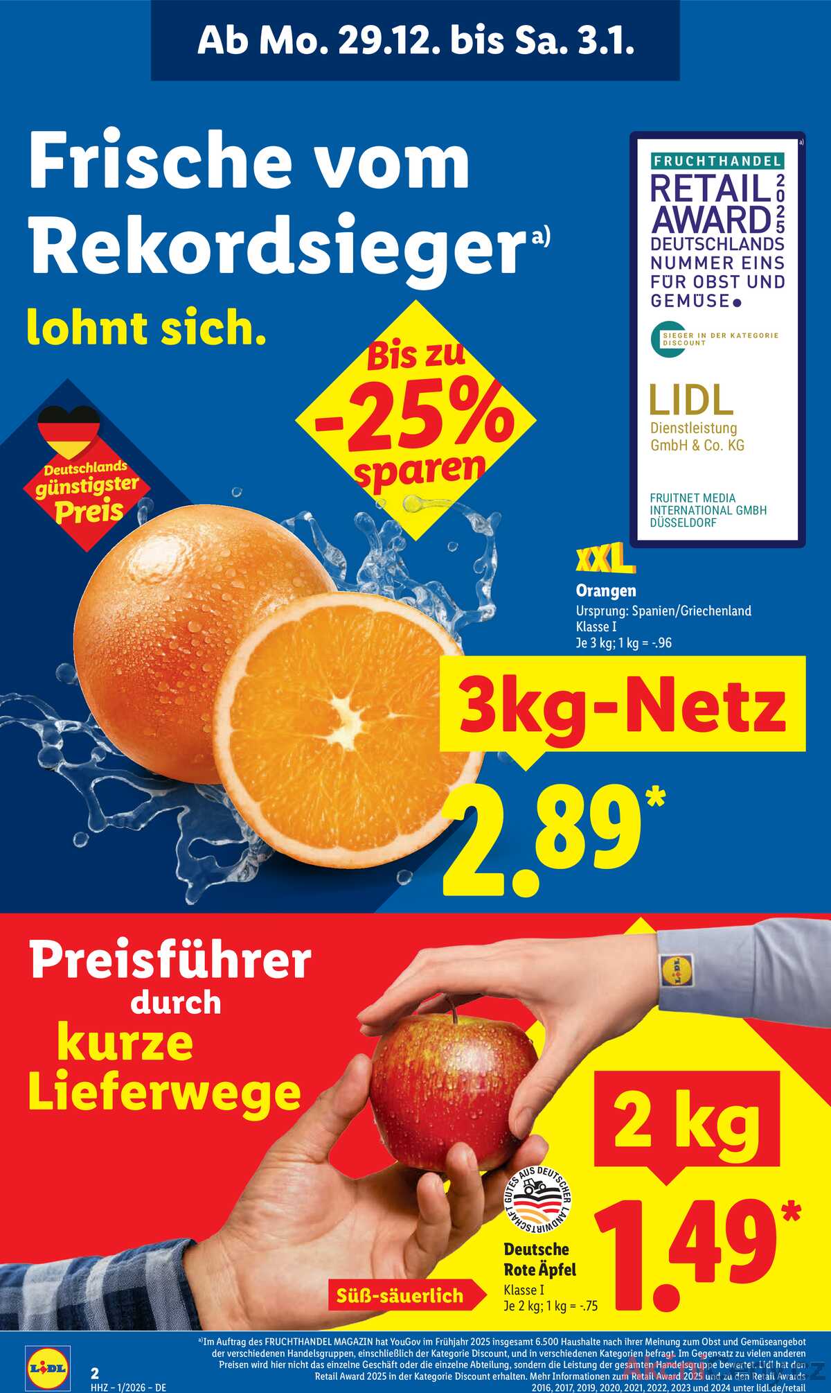 Leták Lidl Německo 29.12.-3.1.2026 strana 6