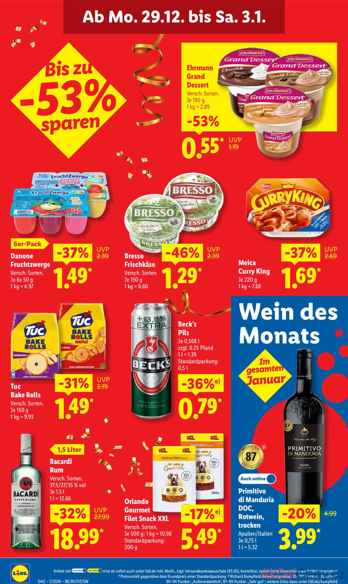 Leták Lidl Německo 29.12.-3.1.2026 strana 18