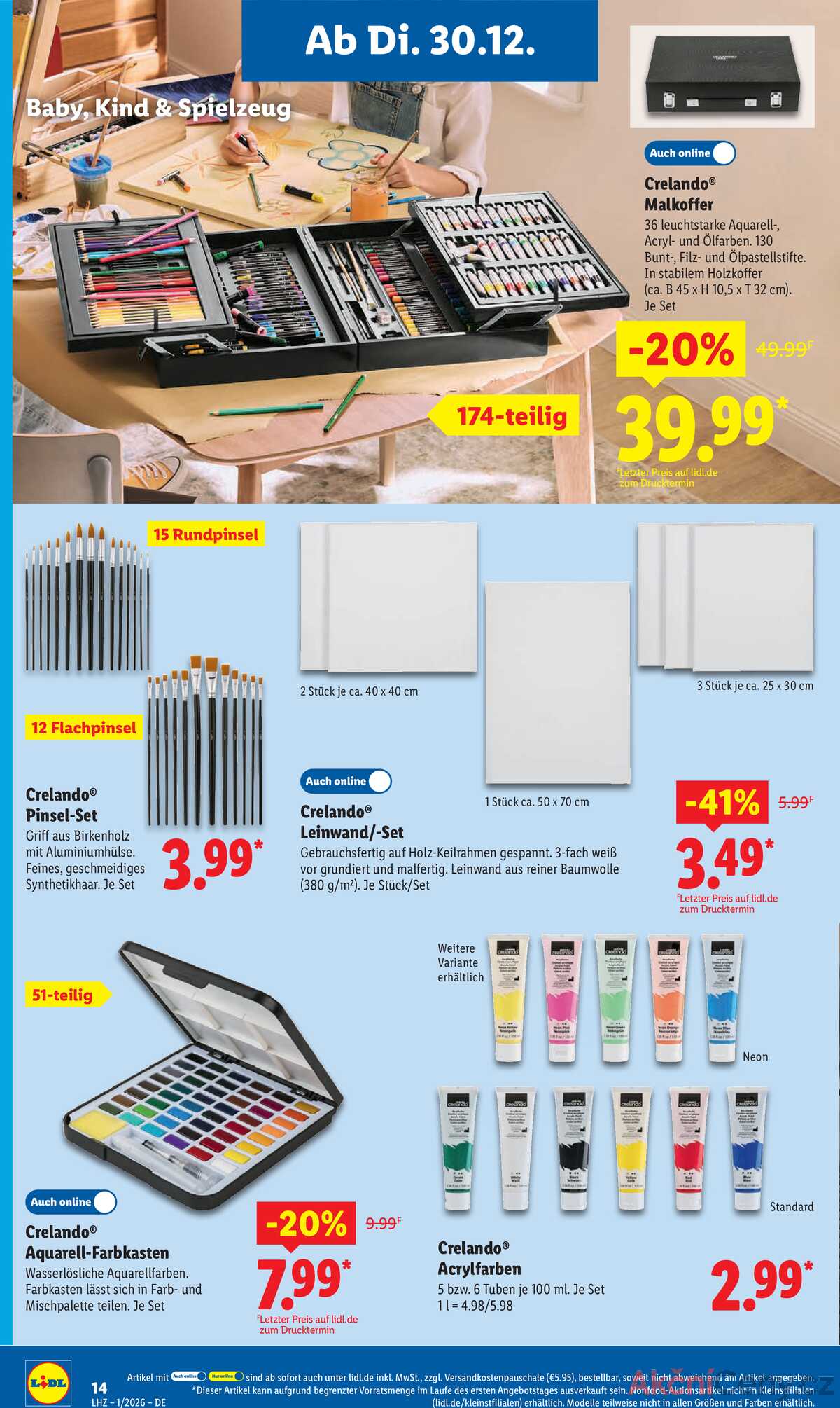 Leták Lidl Německo 29.12.-3.1.2026 strana 26