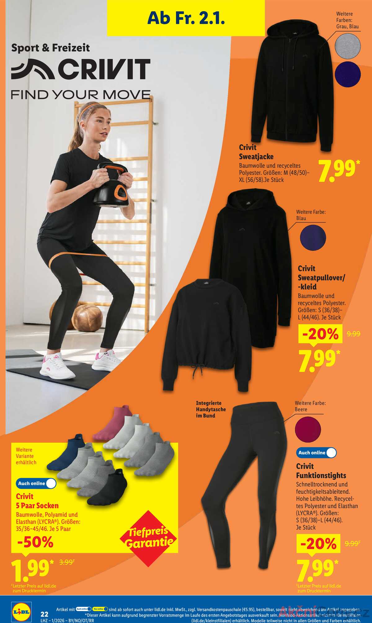 Leták Lidl Německo 29.12.-3.1.2026 strana 38