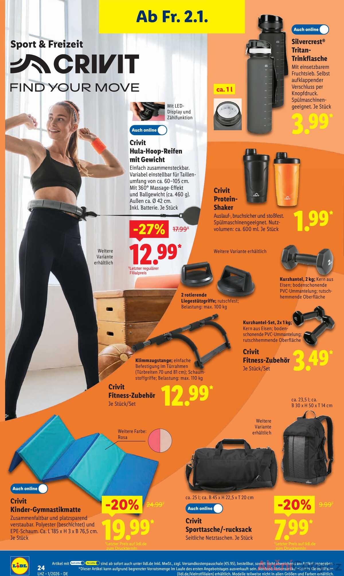 Leták Lidl Německo 29.12.-3.1.2026 strana 40