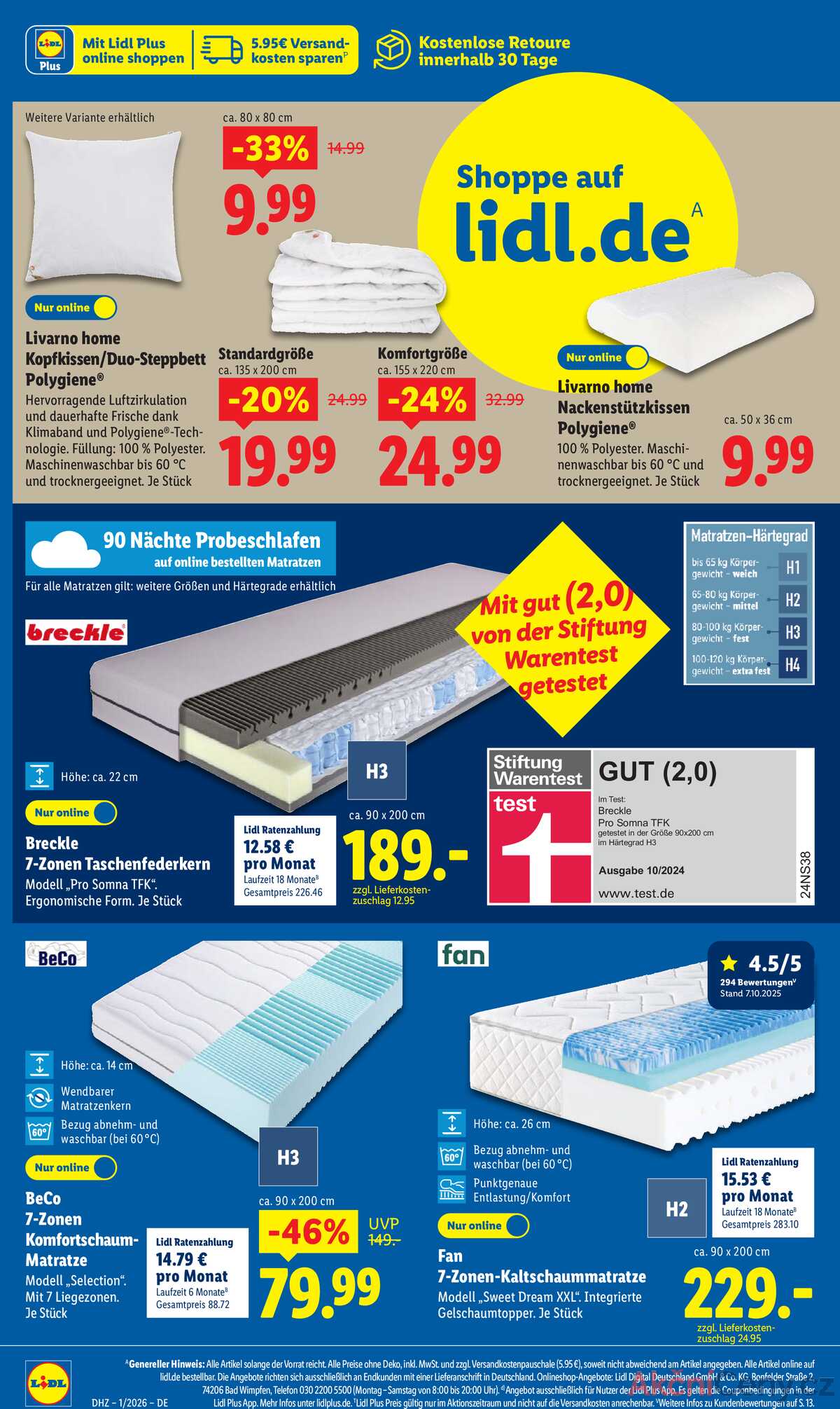 Leták Lidl Německo 29.12.-3.1.2026 strana 46
