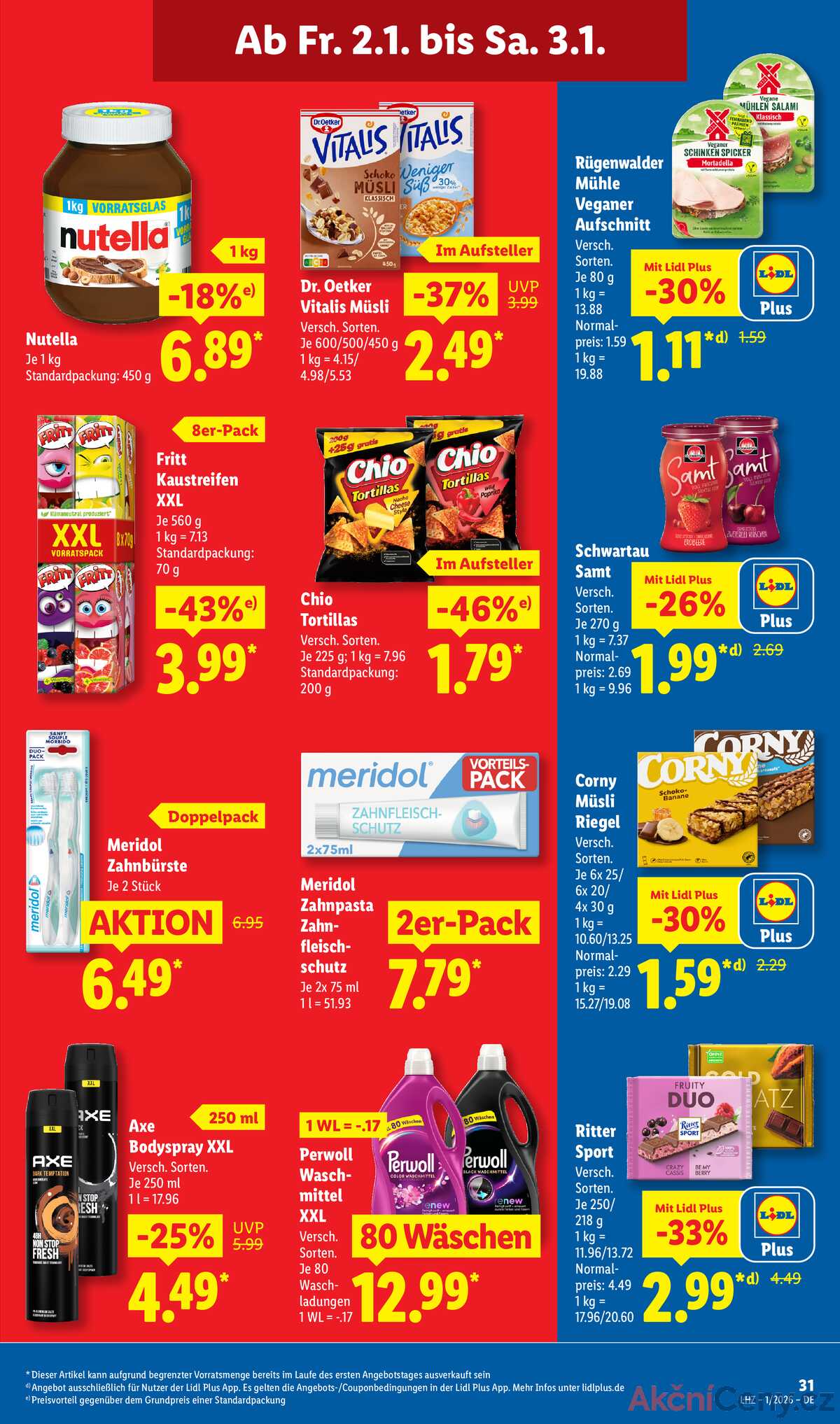 Leták Lidl Německo 29.12.-3.1.2026 strana 51