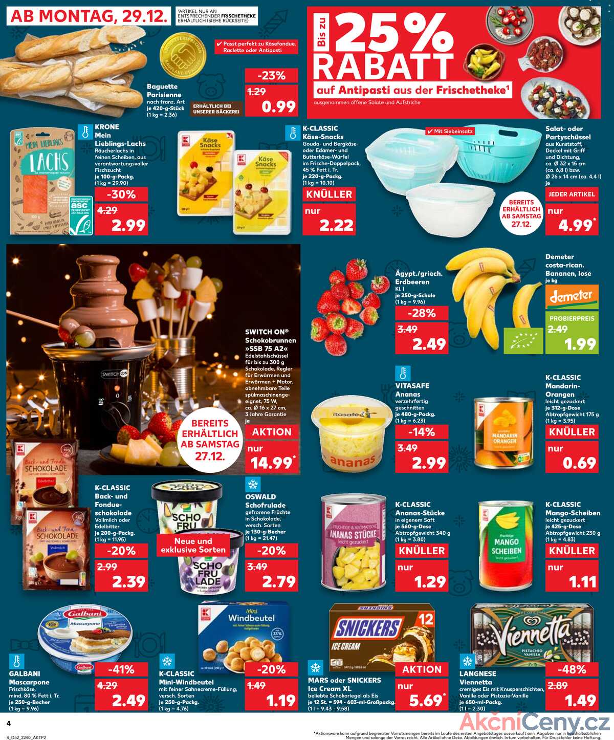 Leták Kaufland Německo 28.12.-31.12.2025 strana 4