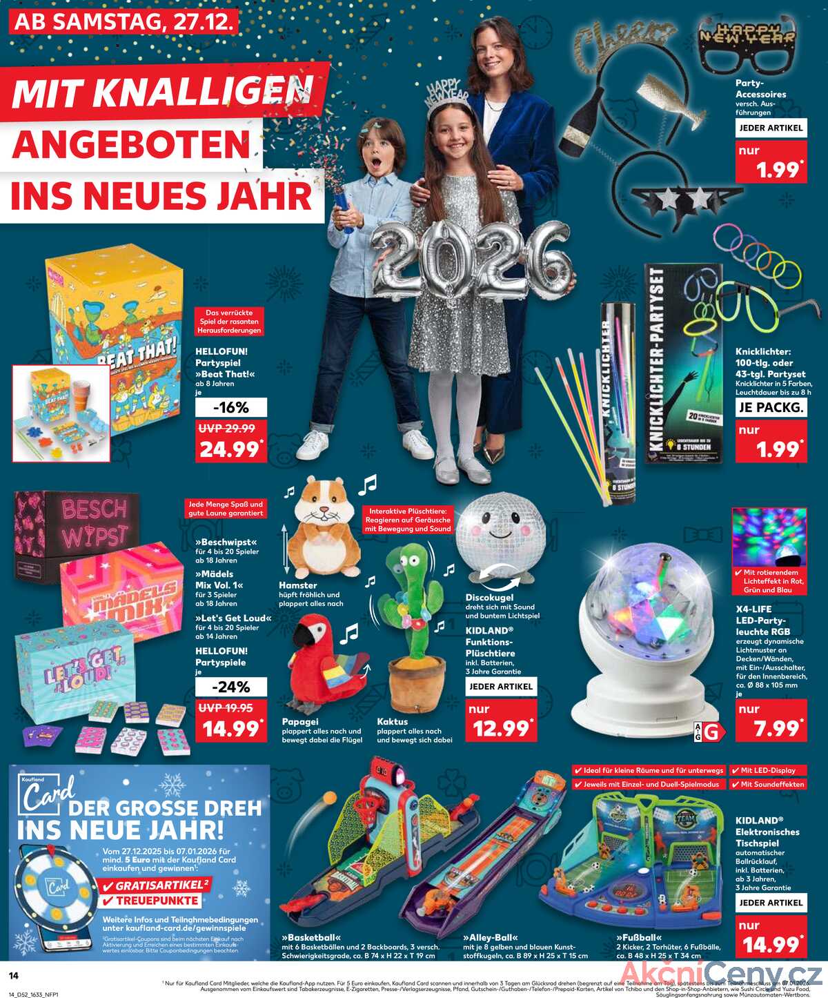 Leták Kaufland Německo 28.12.-31.12.2025 strana 14