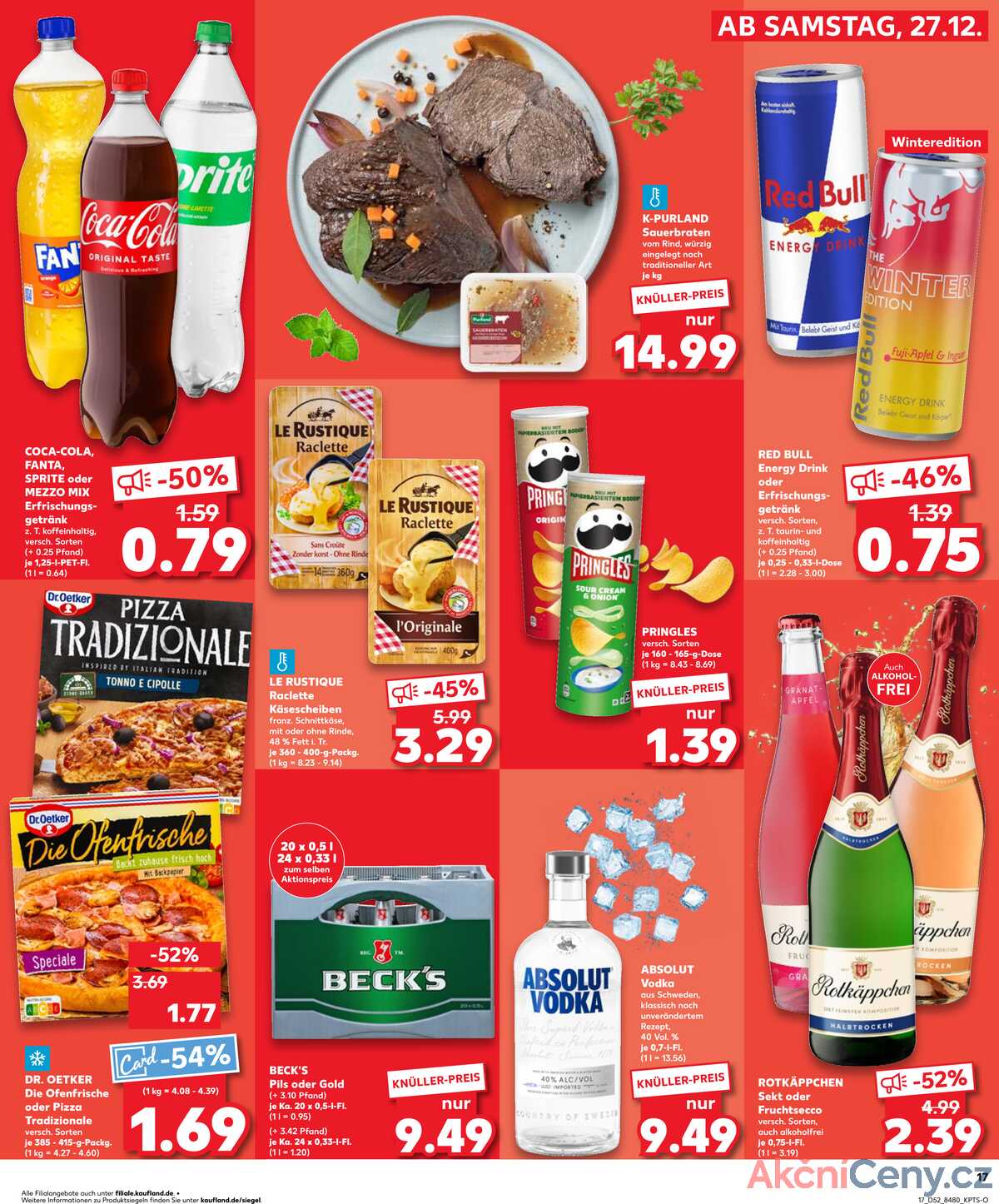 Leták Kaufland Německo 28.12.-31.12.2025 strana 17