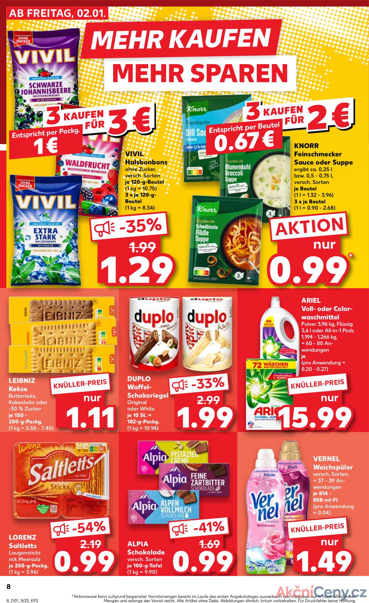 Leták Kaufland Německo 2.1.-7.1.2026 strana 8