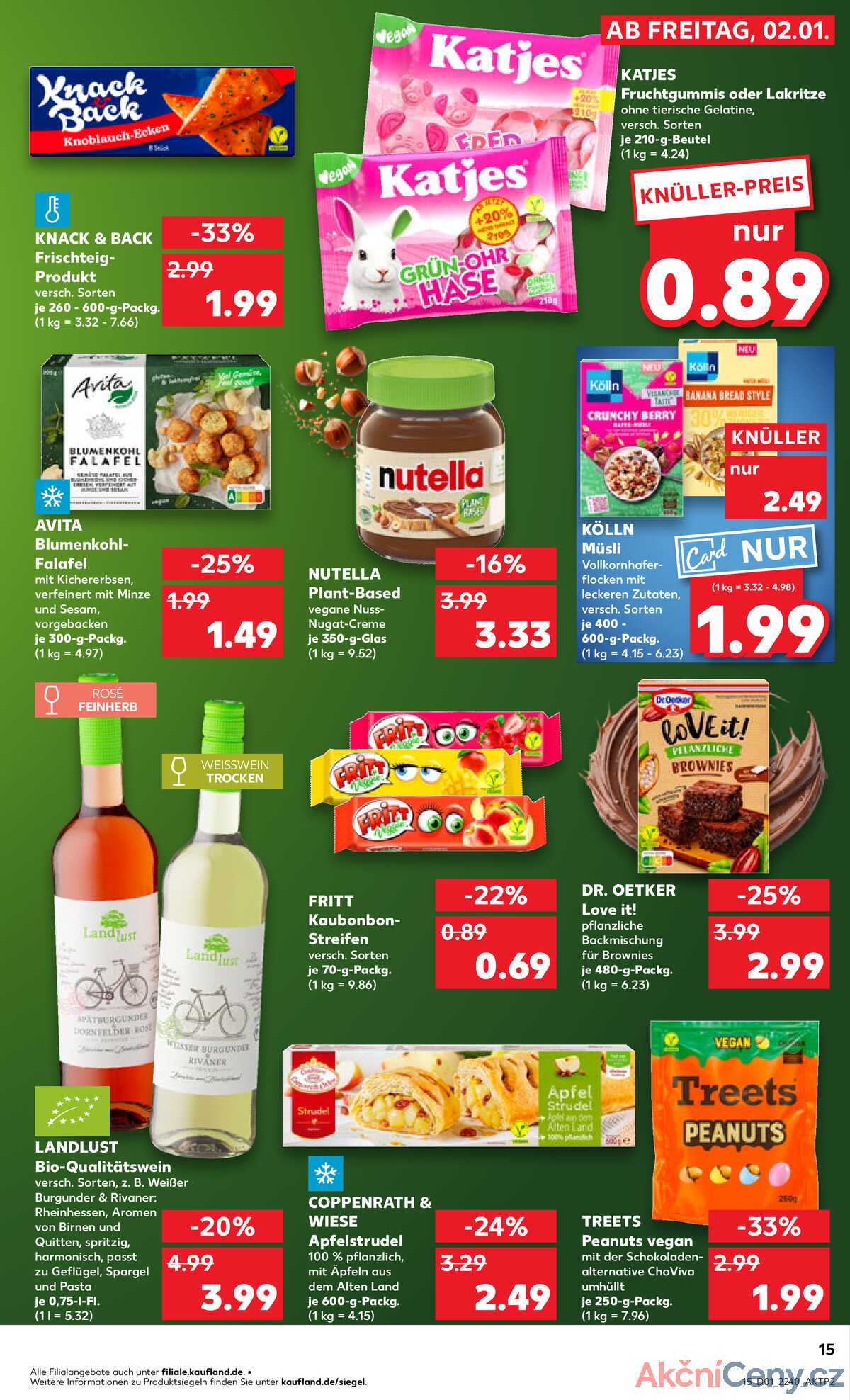Leták Kaufland Německo 2.1.-7.1.2026 strana 15