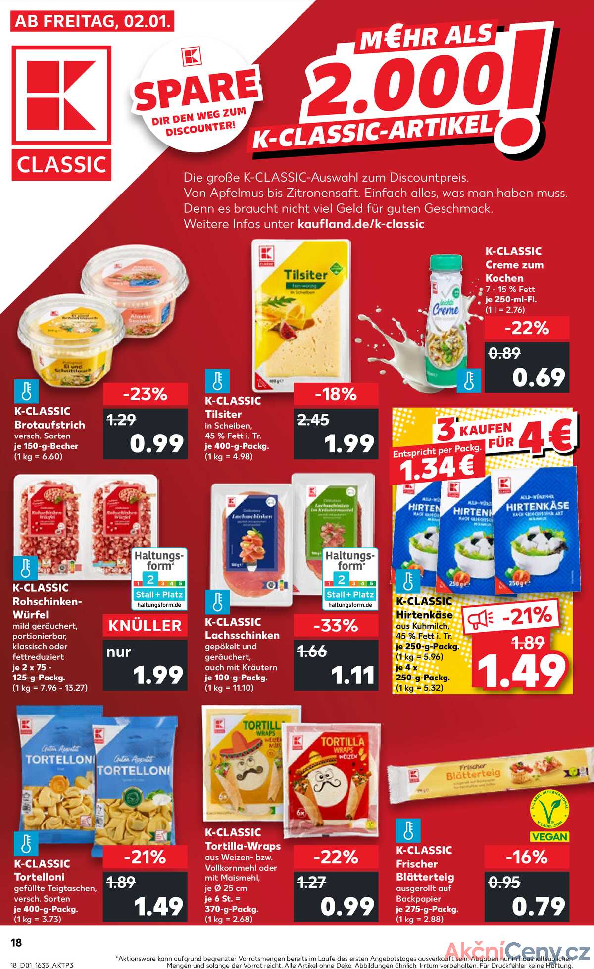 Leták Kaufland Německo 2.1.-7.1.2026 strana 18