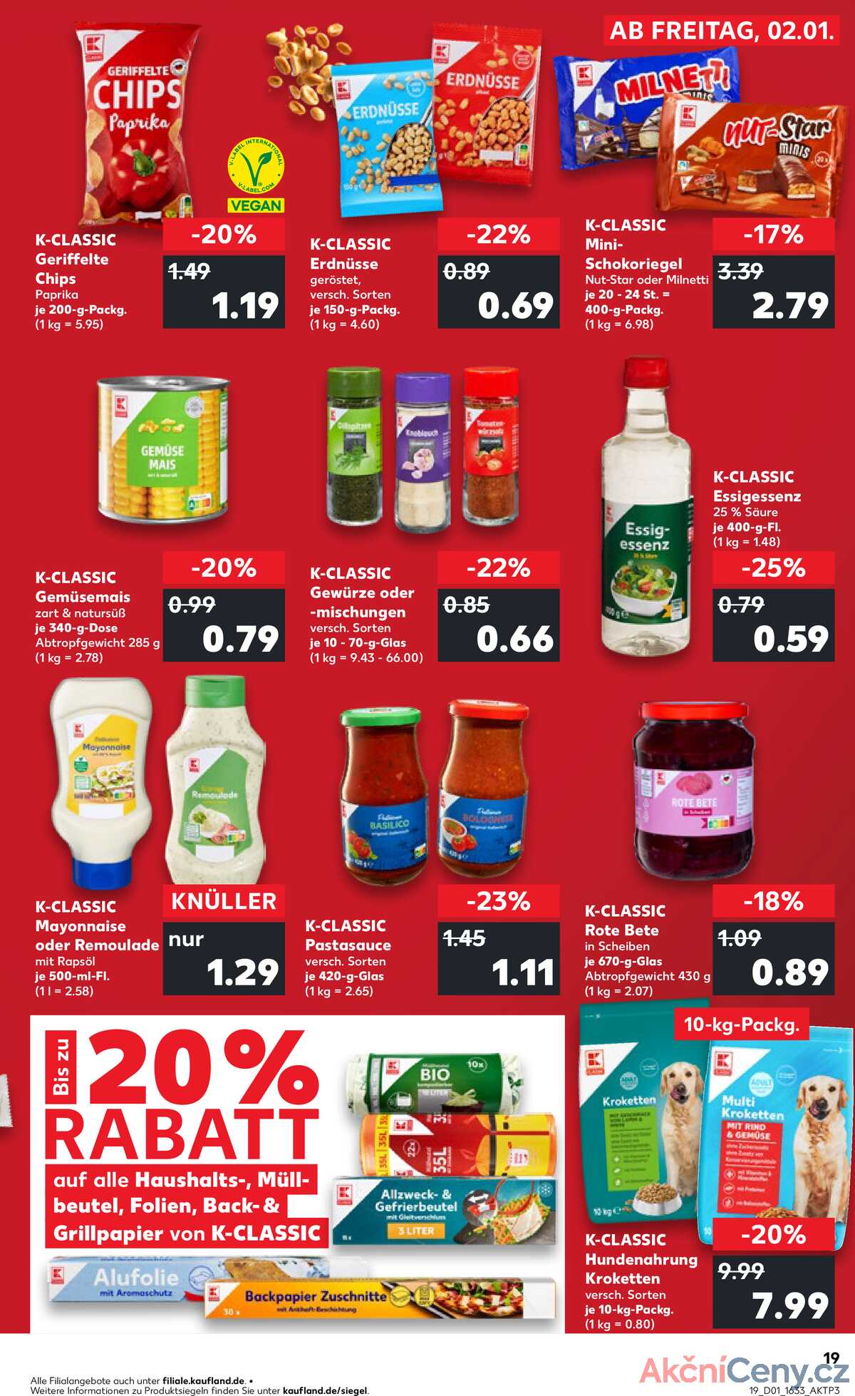 Leták Kaufland Německo 2.1.-7.1.2026 strana 19