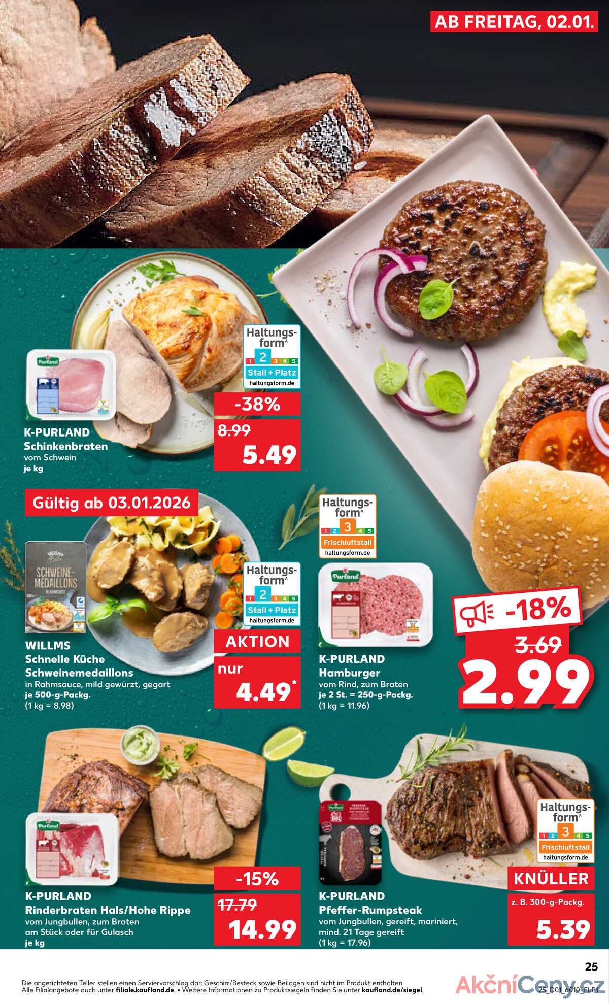Leták Kaufland Německo 2.1.-7.1.2026 strana 25