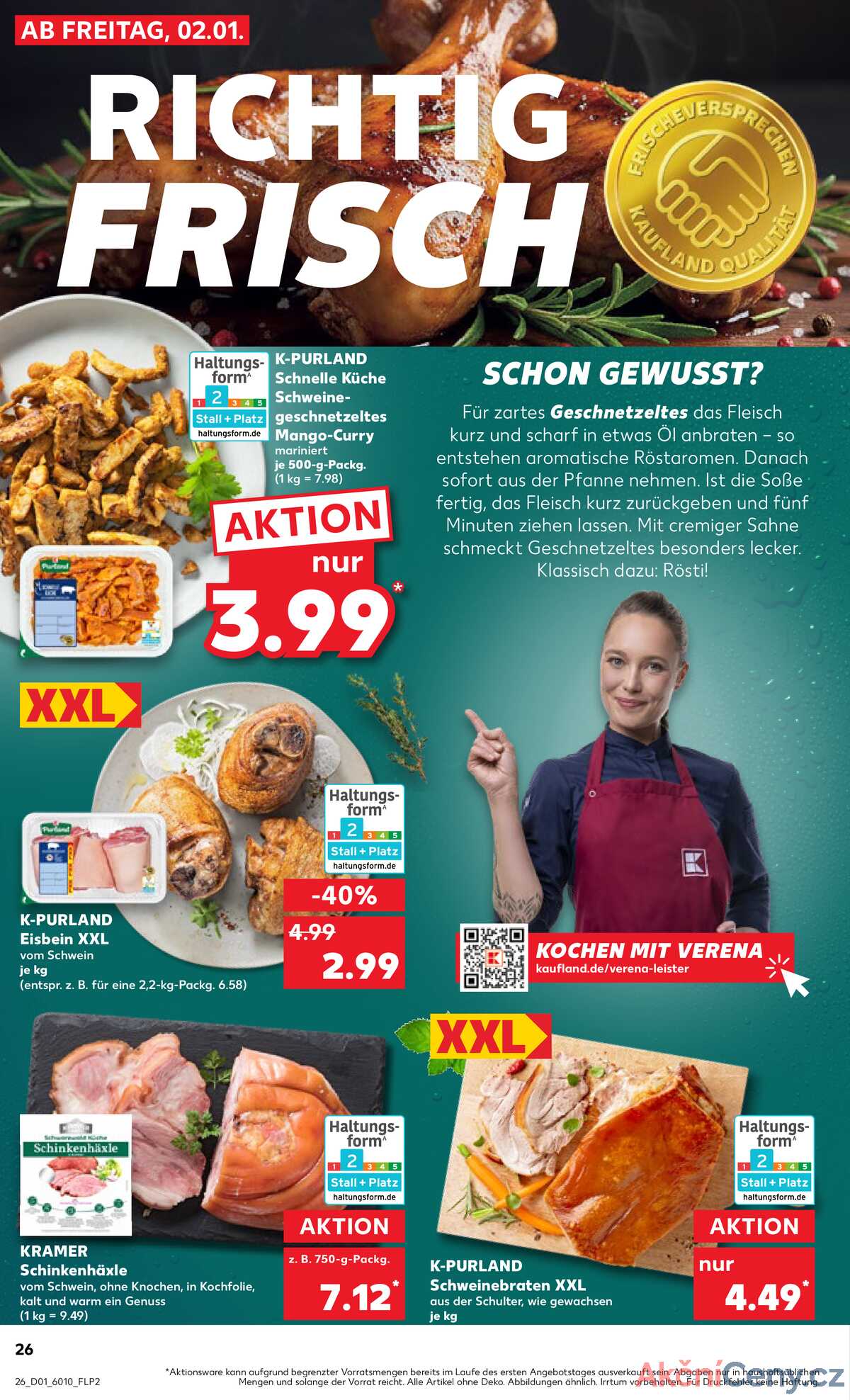 Leták Kaufland Německo 2.1.-7.1.2026 strana 26