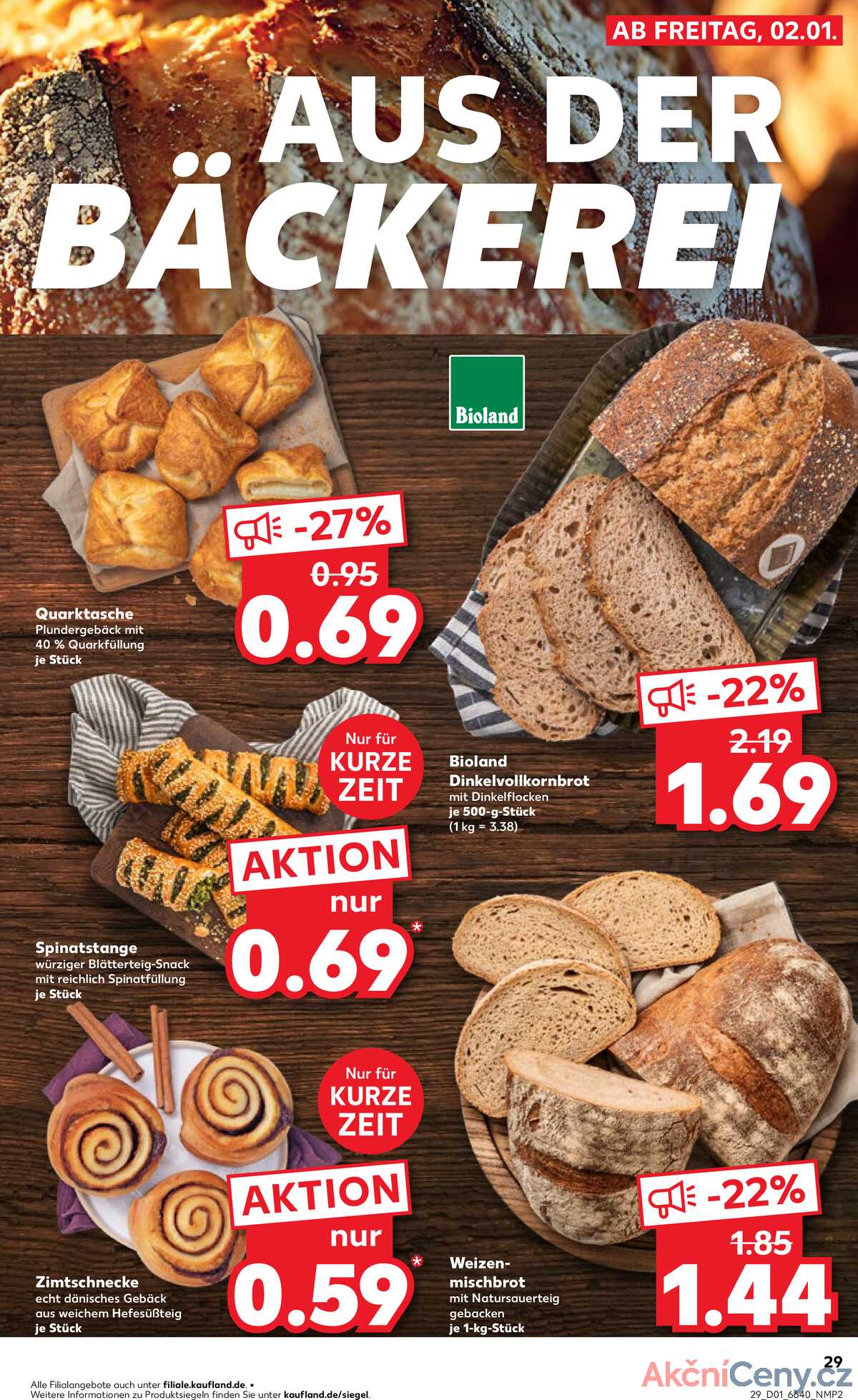 Leták Kaufland Německo 2.1.-7.1.2026 strana 29