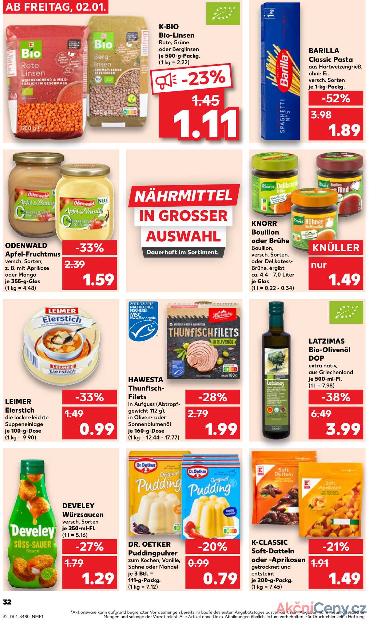 Leták Kaufland Německo 2.1.-7.1.2026 strana 32