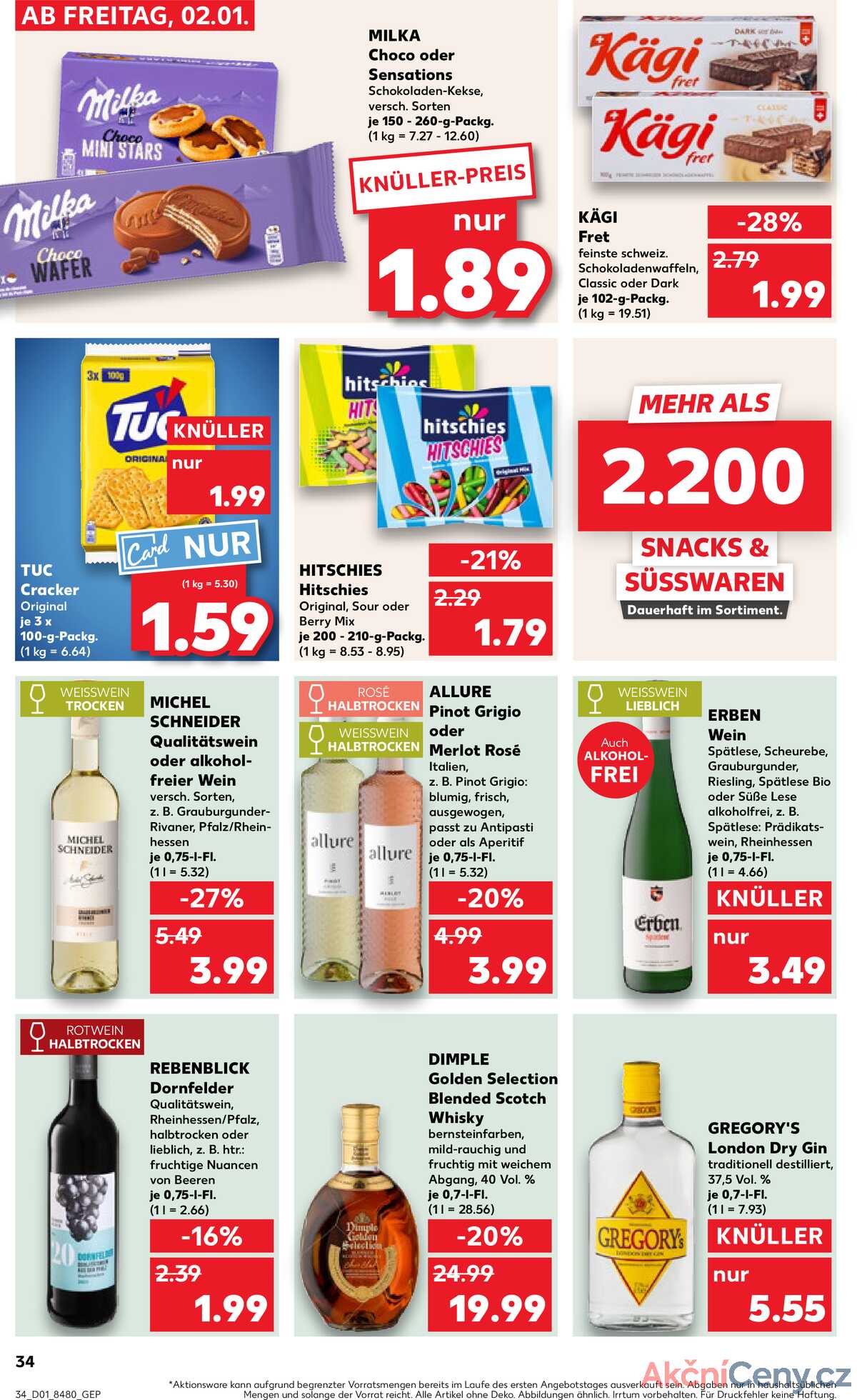 Leták Kaufland Německo 2.1.-7.1.2026 strana 34
