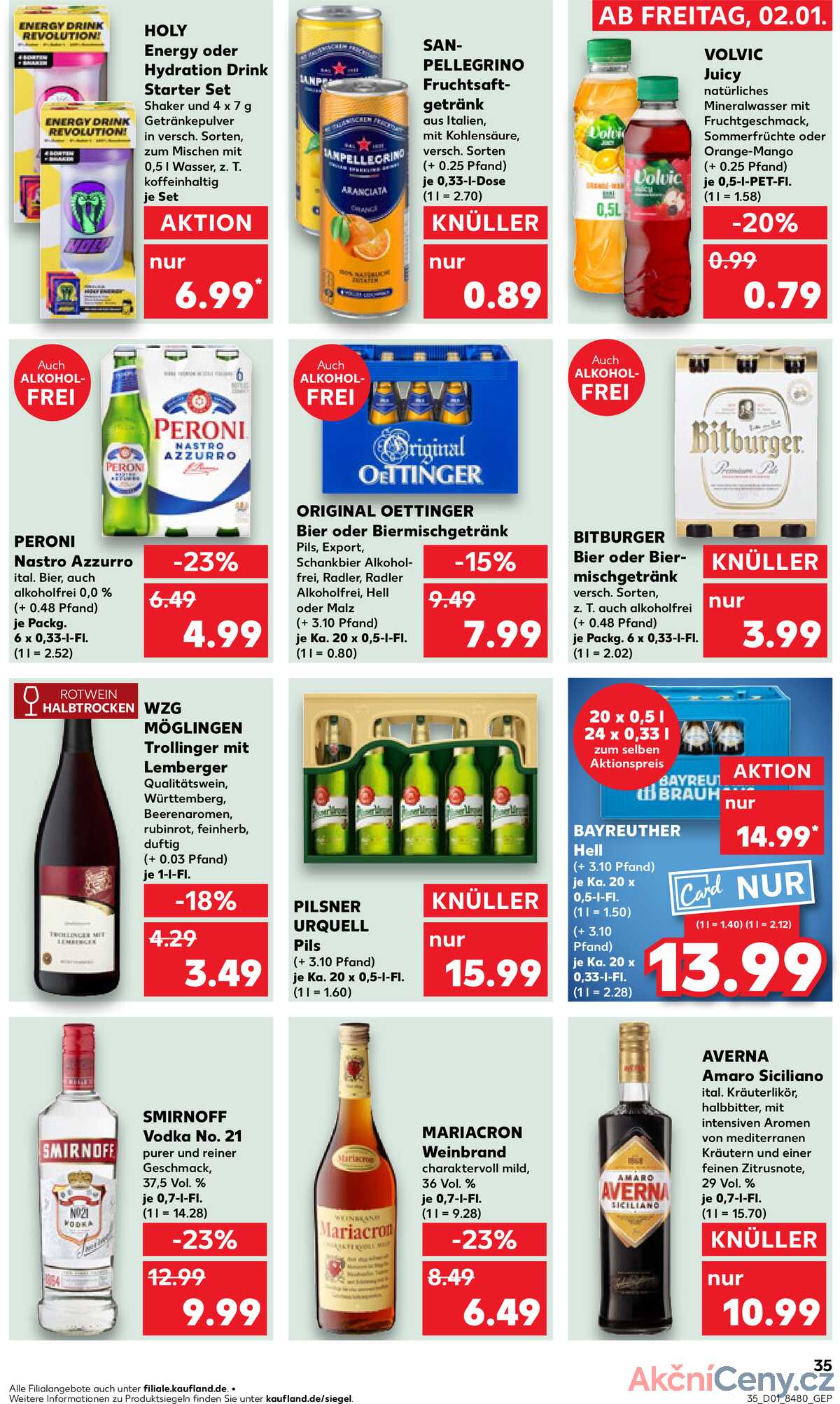 Leták Kaufland Německo 2.1.-7.1.2026 strana 35