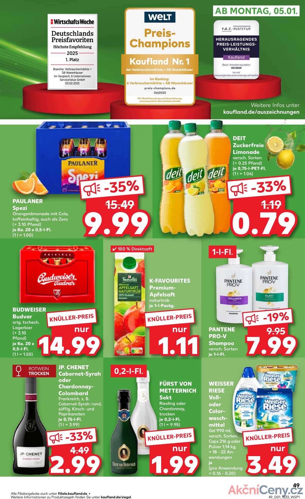 Leták Kaufland Německo 2.1.-7.1.2026 strana 49