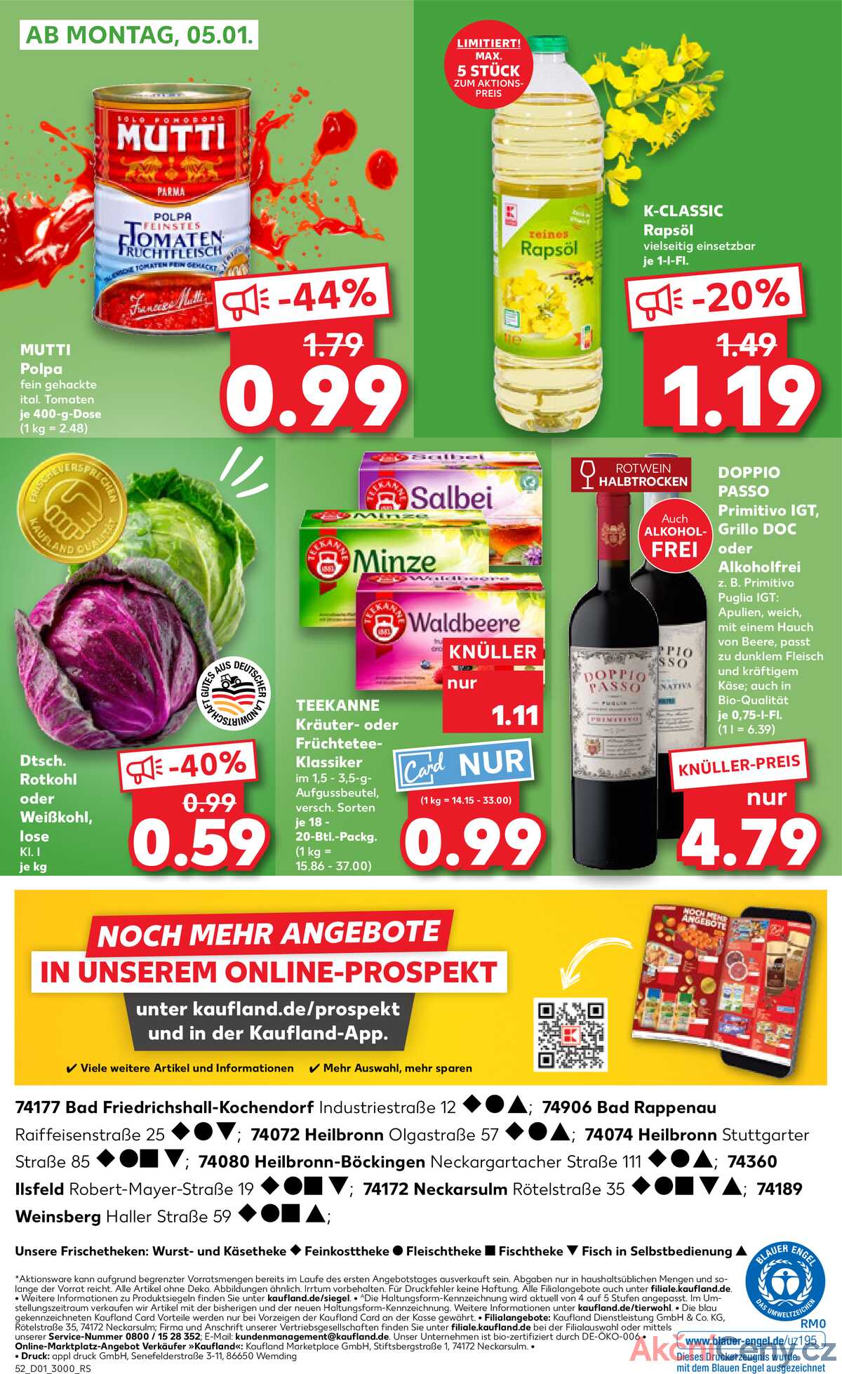 Leták Kaufland Německo 2.1.-7.1.2026 strana 52