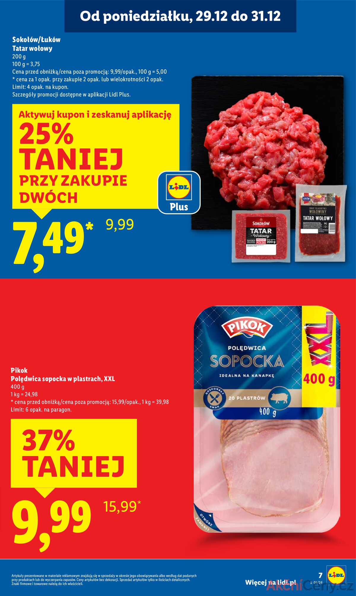 Leták Lidl Polsko 29.12.-31.12.2025 strana 7