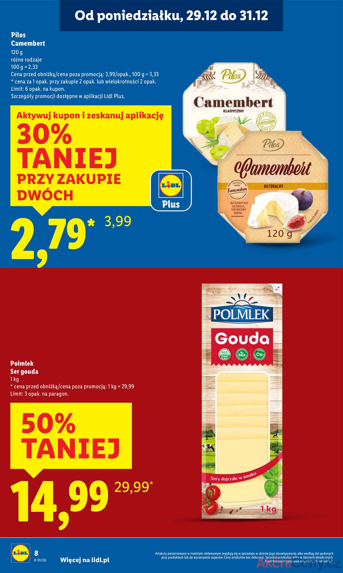 Leták Lidl Polsko 29.12.-31.12.2025 strana 8