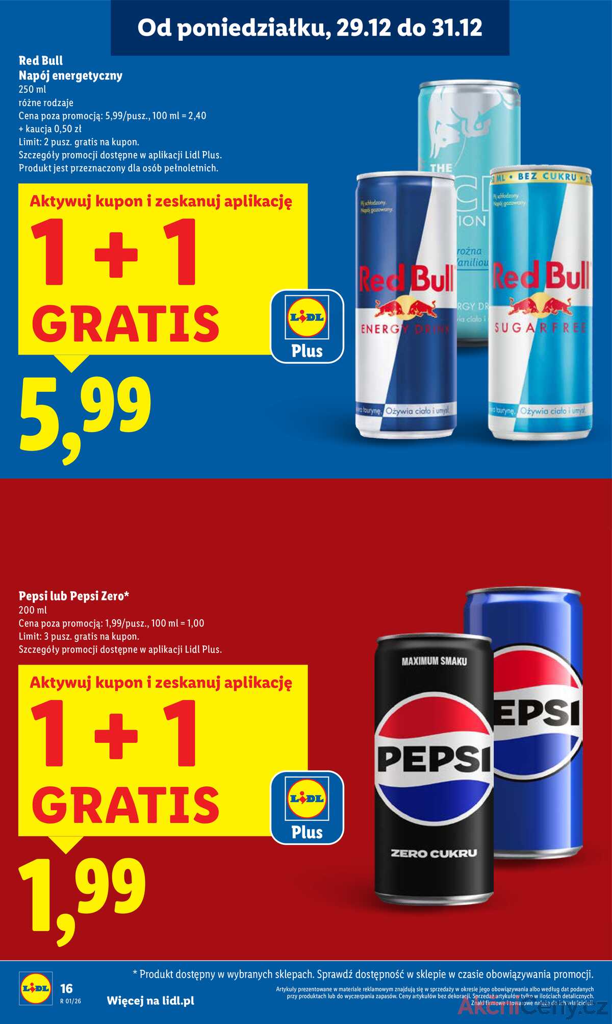 Leták Lidl Polsko 29.12.-31.12.2025 strana 16