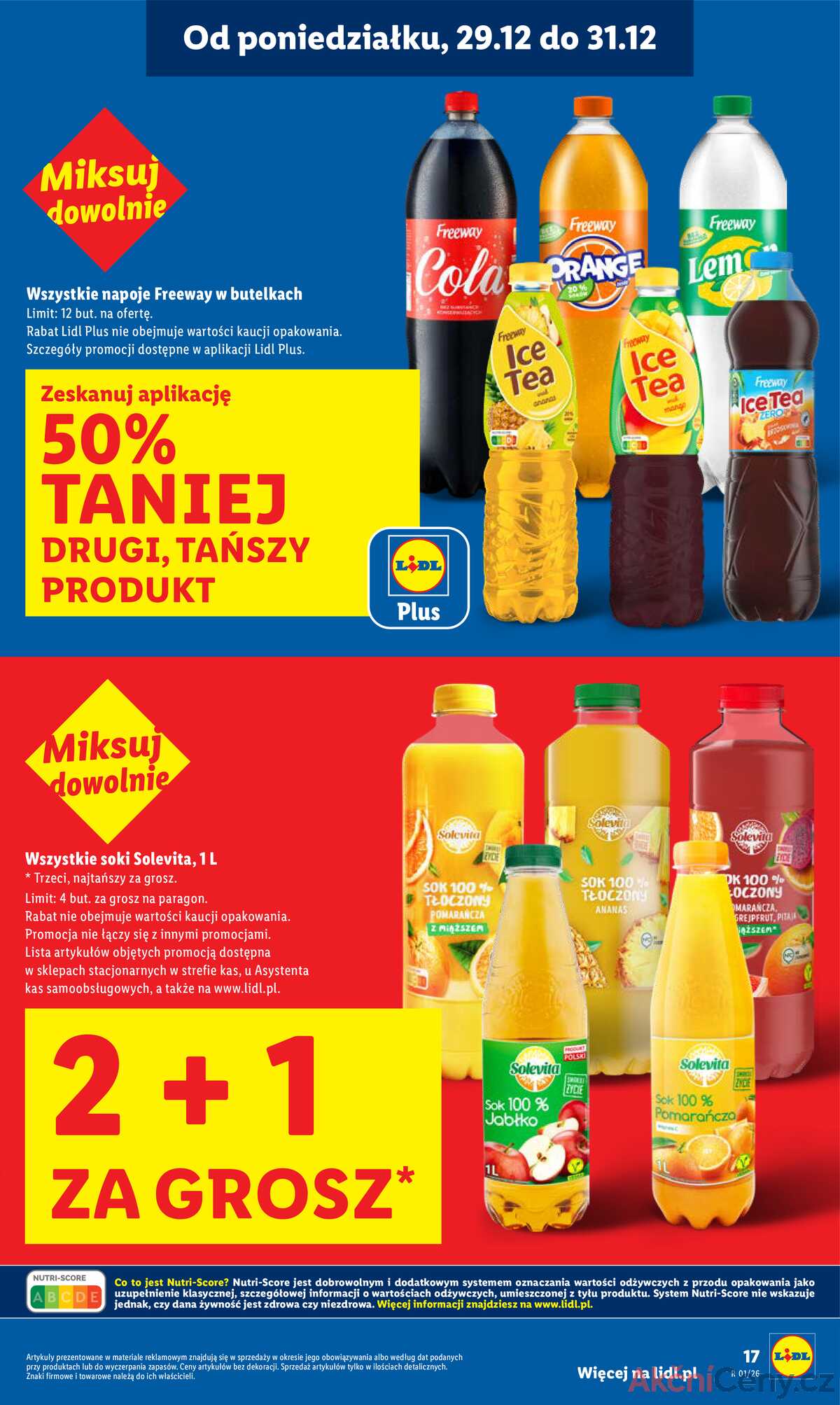 Leták Lidl Polsko 29.12.-31.12.2025 strana 17