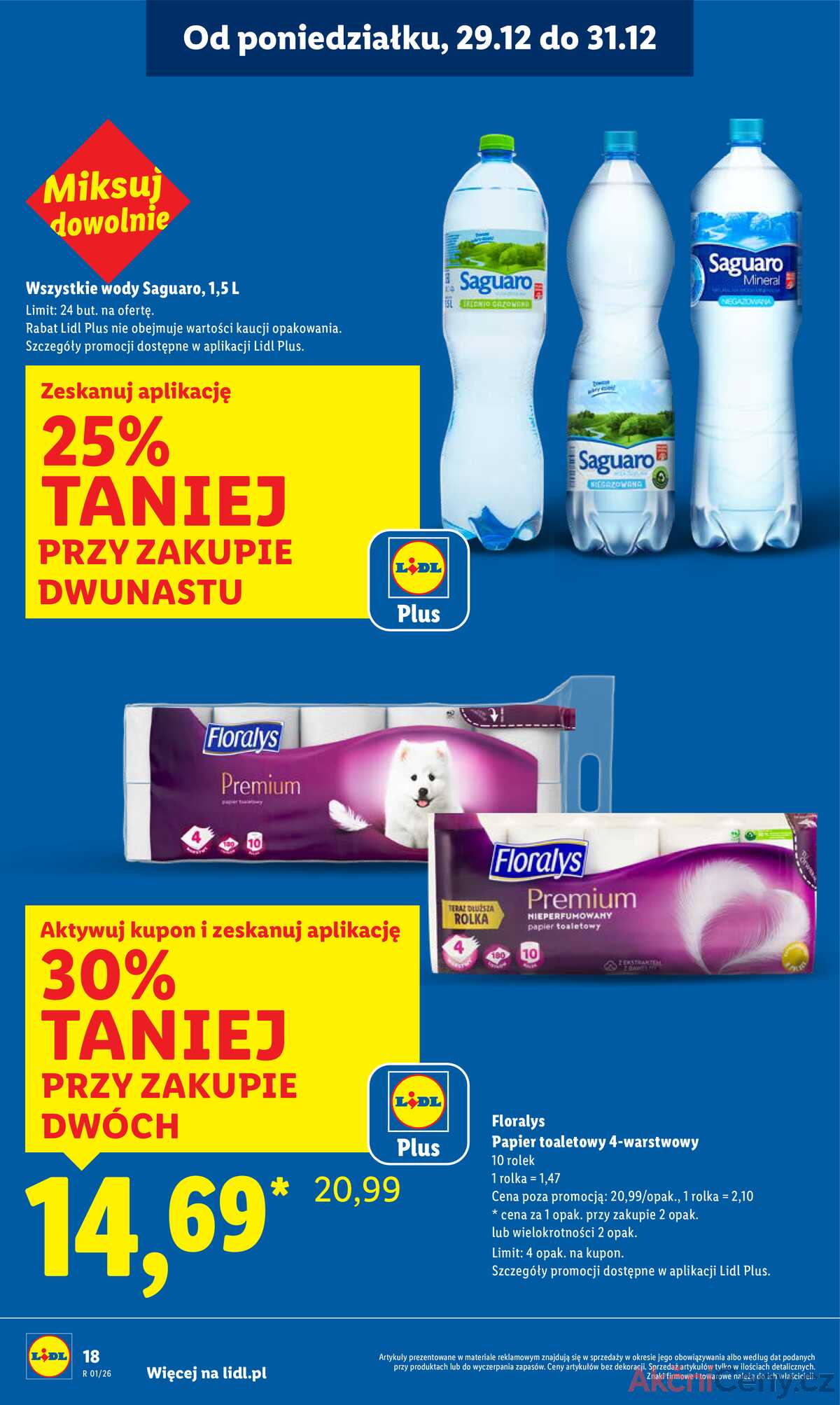 Leták Lidl Polsko 29.12.-31.12.2025 strana 18