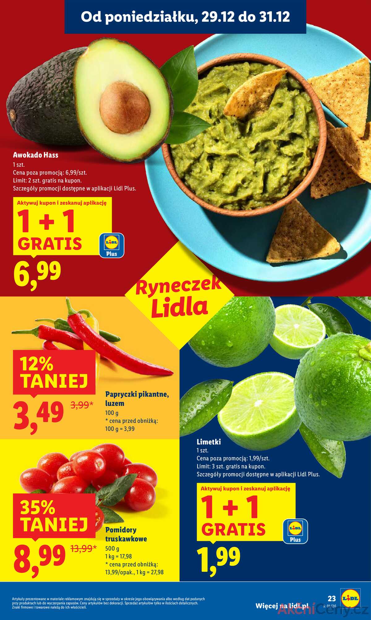 Leták Lidl Polsko 29.12.-31.12.2025 strana 23