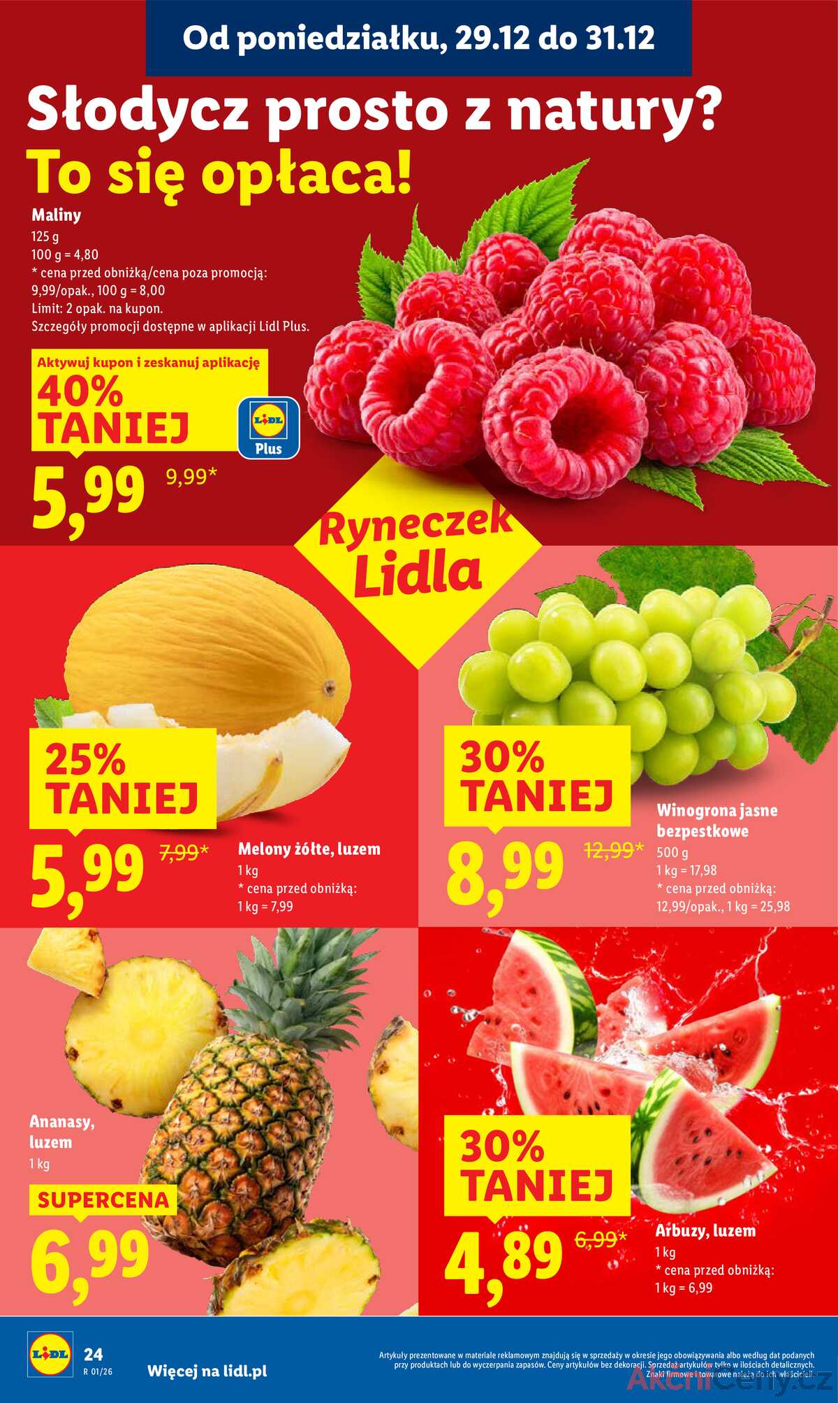Leták Lidl Polsko 29.12.-31.12.2025 strana 24