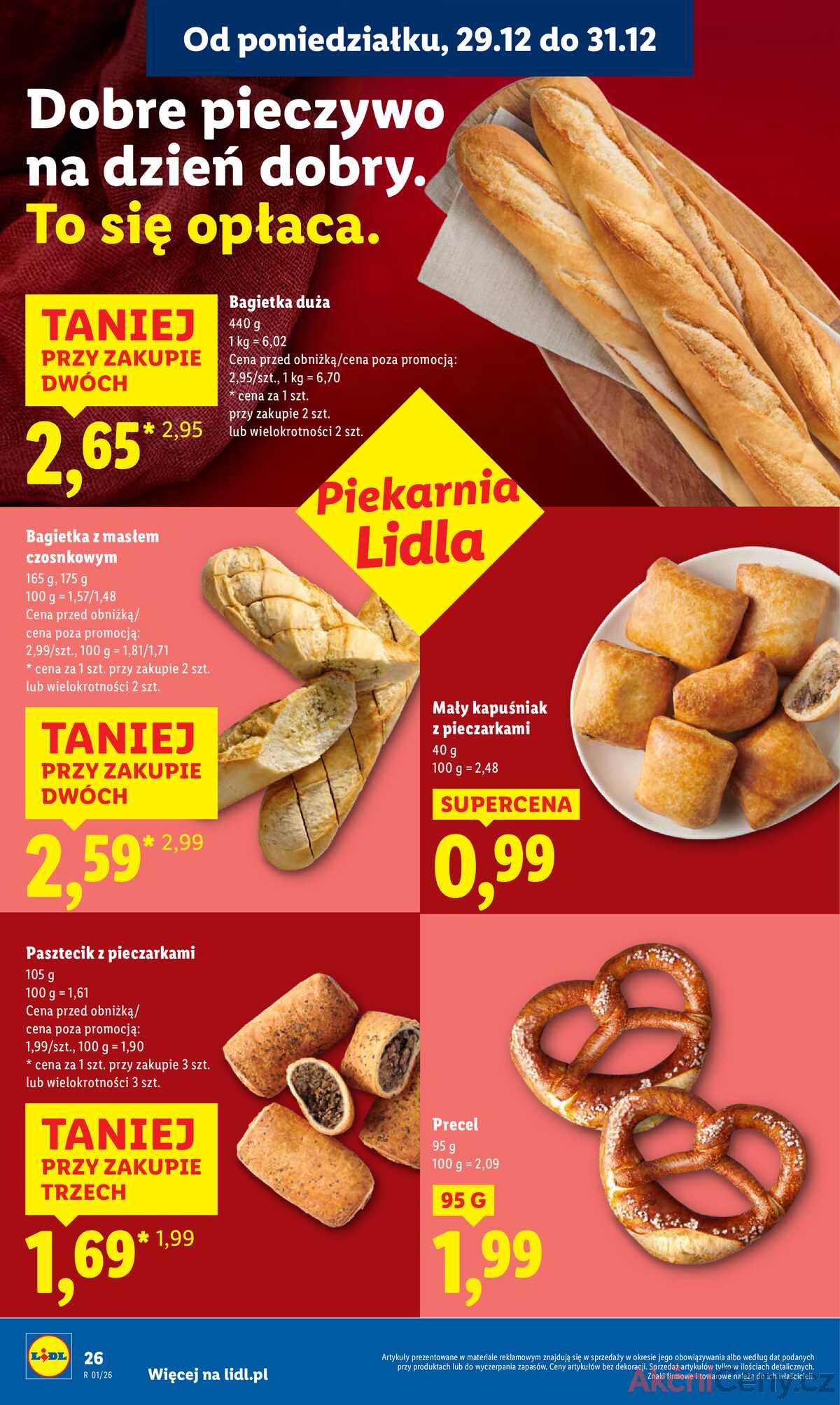 Leták Lidl Polsko 29.12.-31.12.2025 strana 26