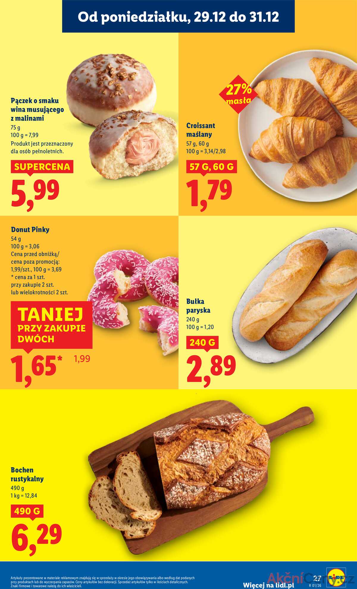 Leták Lidl Polsko 29.12.-31.12.2025 strana 27