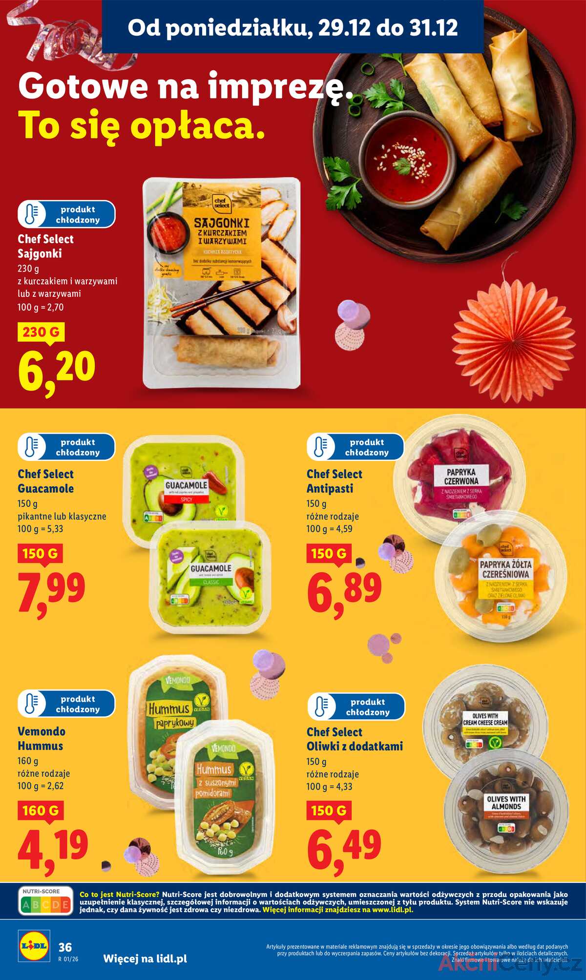 Leták Lidl Polsko 29.12.-31.12.2025 strana 36