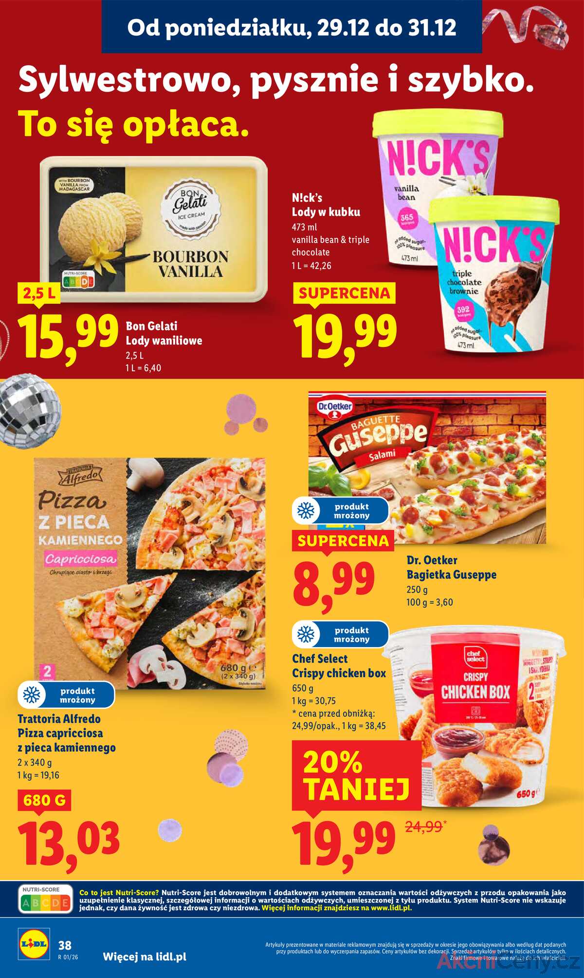 Leták Lidl Polsko 29.12.-31.12.2025 strana 38