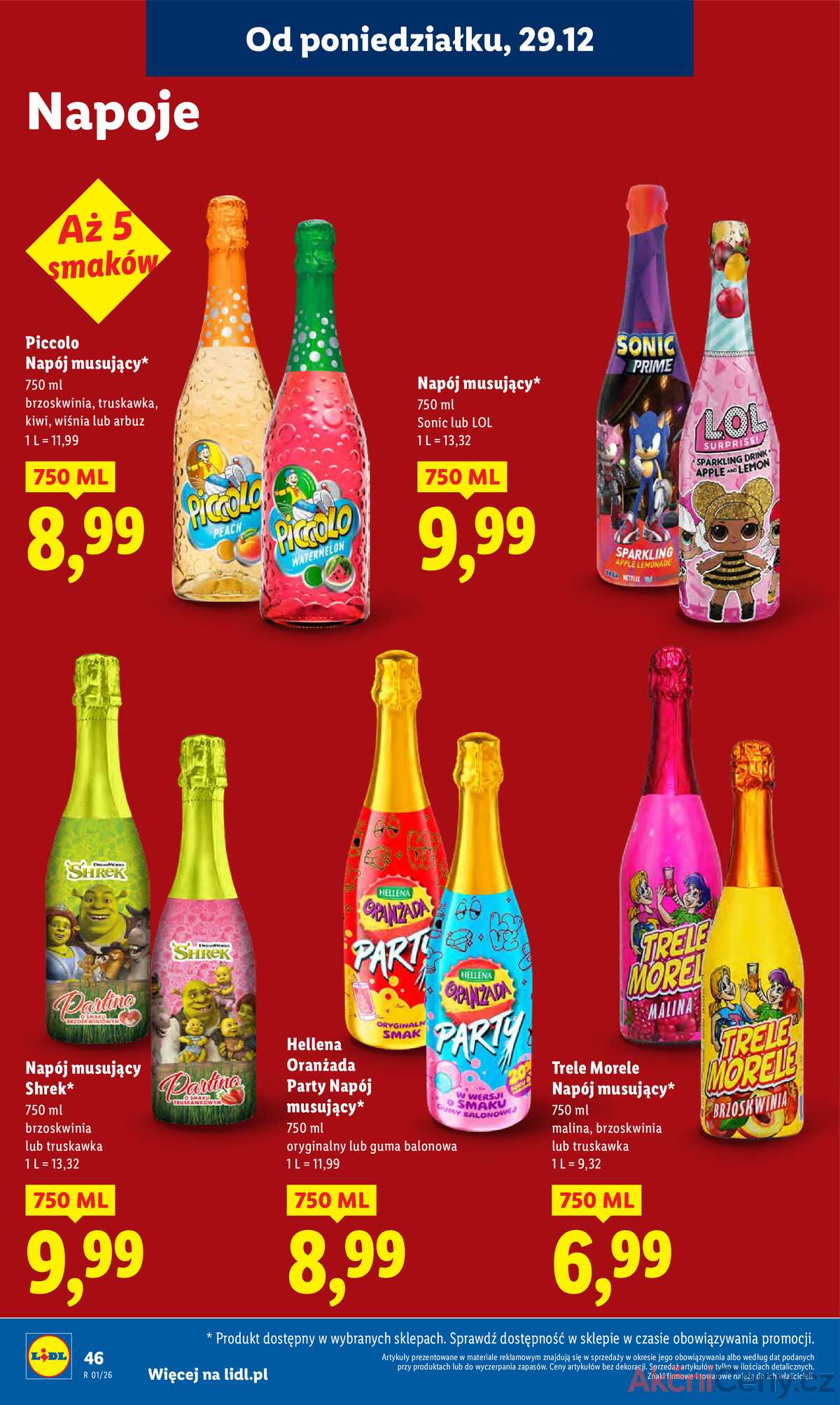 Leták Lidl Polsko 29.12.-31.12.2025 strana 46