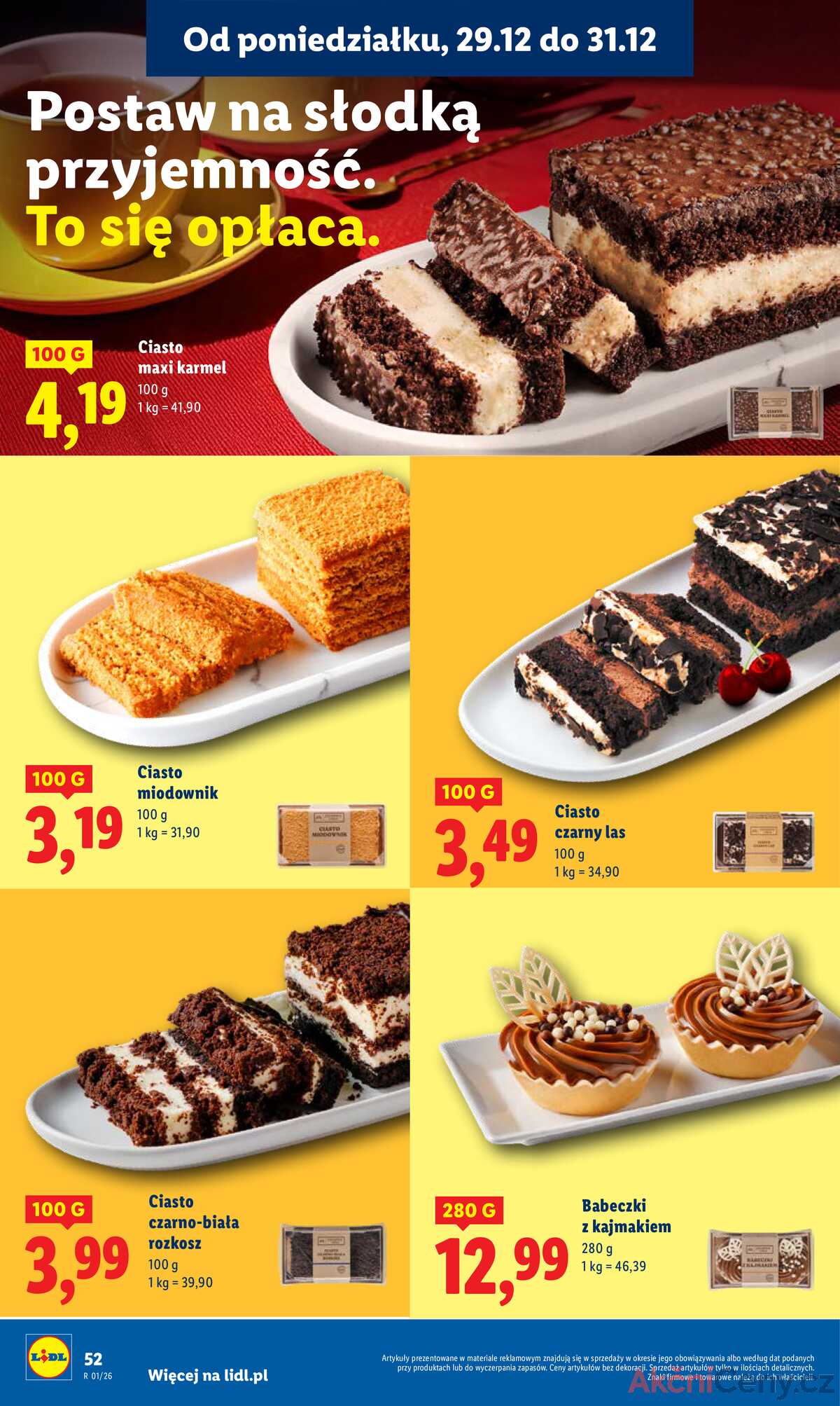 Leták Lidl Polsko 29.12.-31.12.2025 strana 52