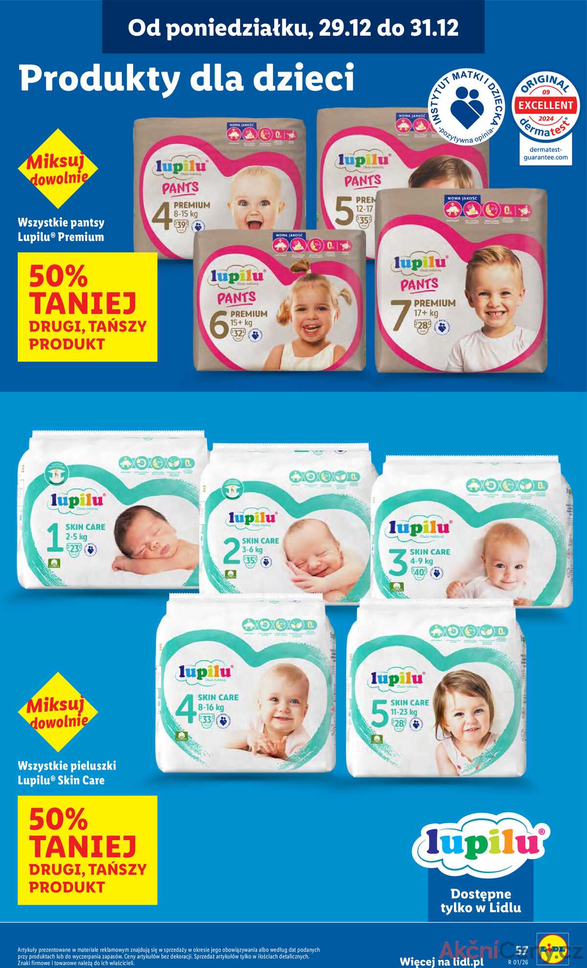 Leták Lidl Polsko 29.12.-31.12.2025 strana 57