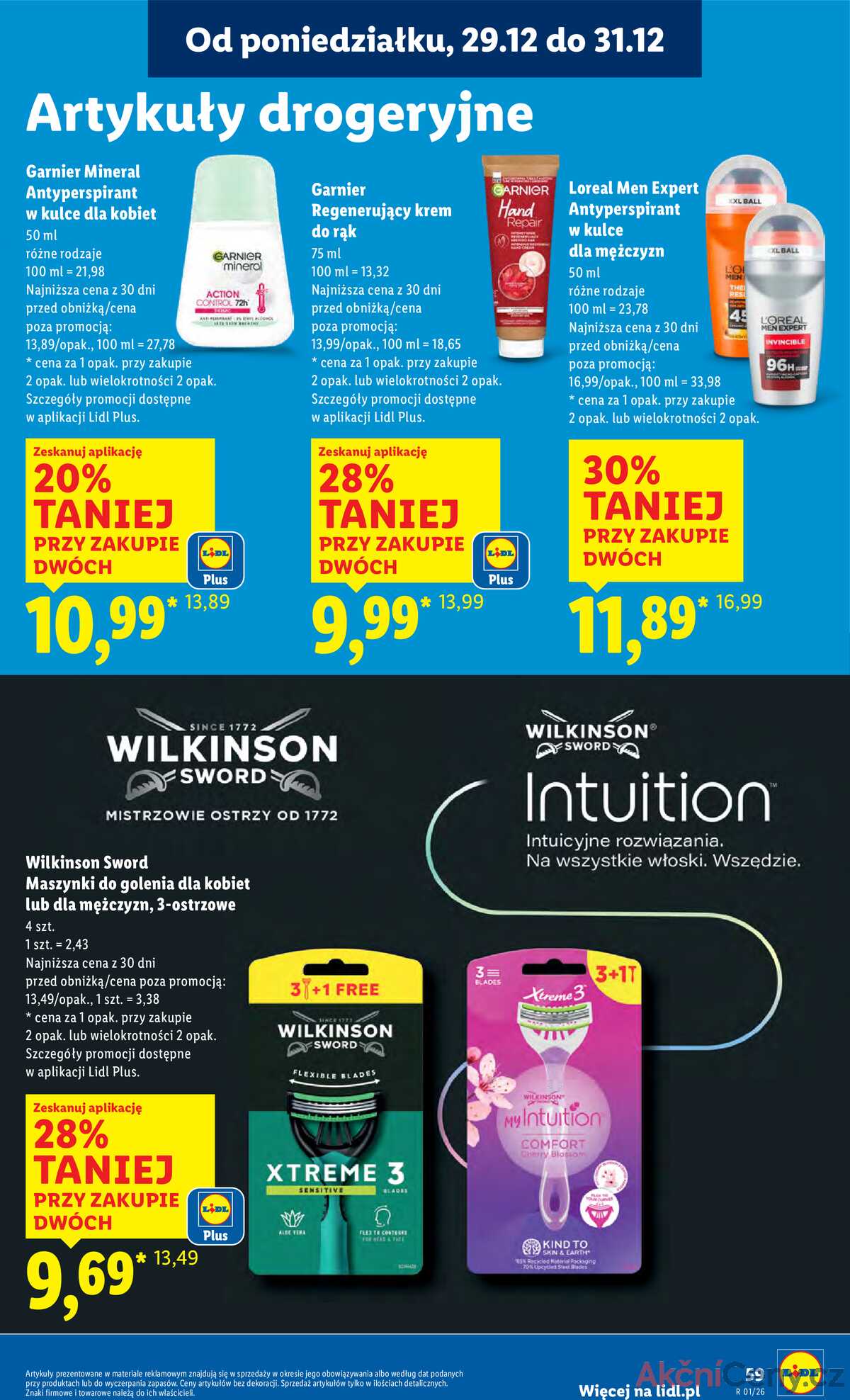 Leták Lidl Polsko 29.12.-31.12.2025 strana 59