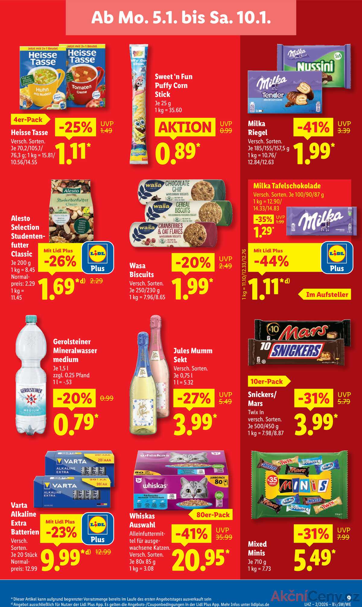 Leták Lidl Německo 5.1.-10.1.2026 strana 15