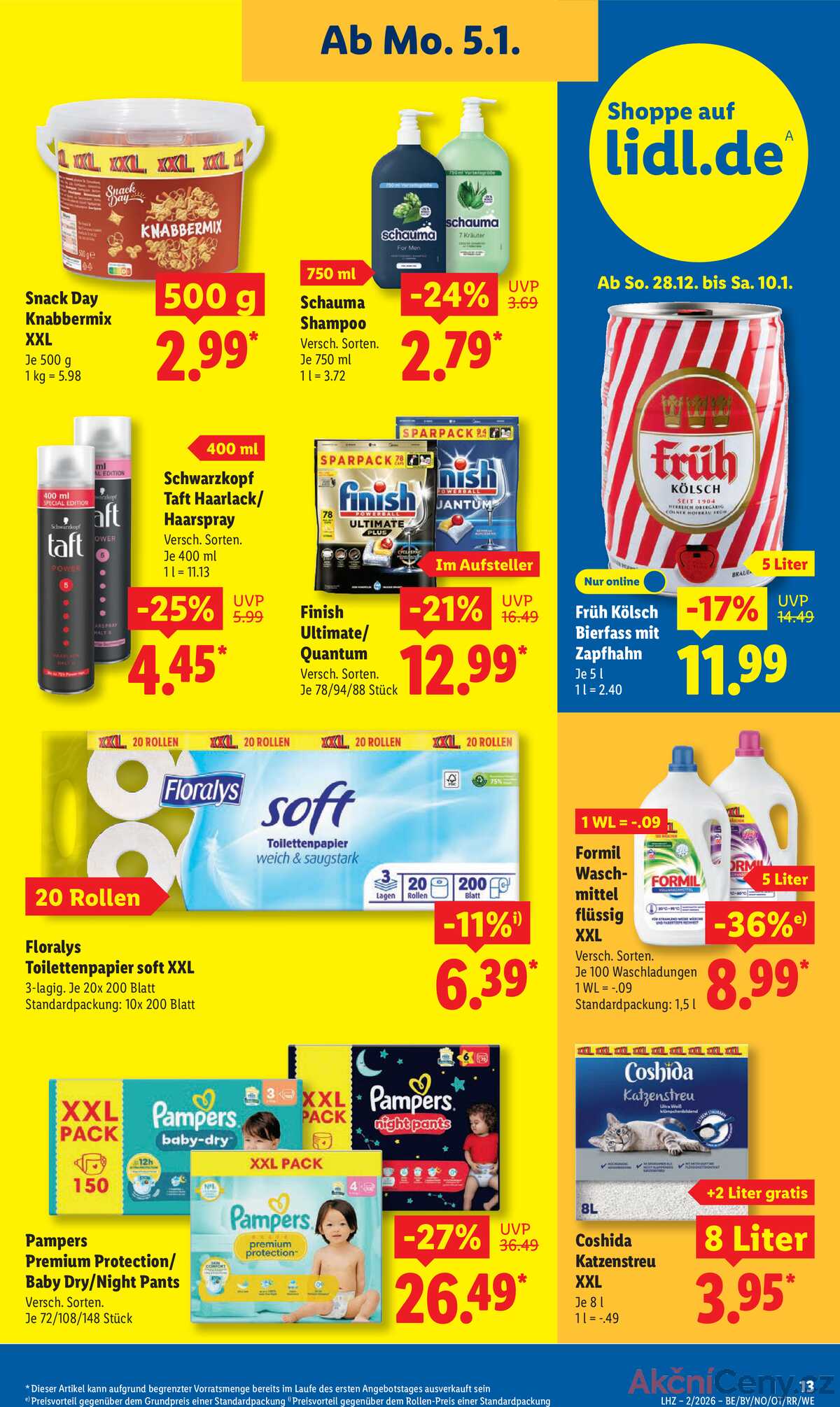 Leták Lidl Německo 5.1.-10.1.2026 strana 19