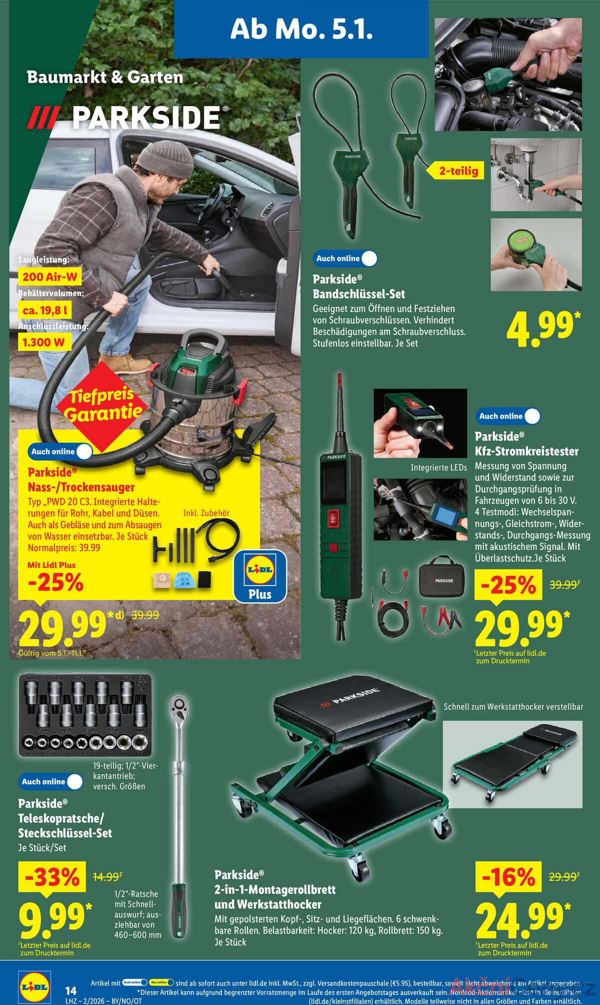 Leták Lidl Německo 5.1.-10.1.2026 strana 22