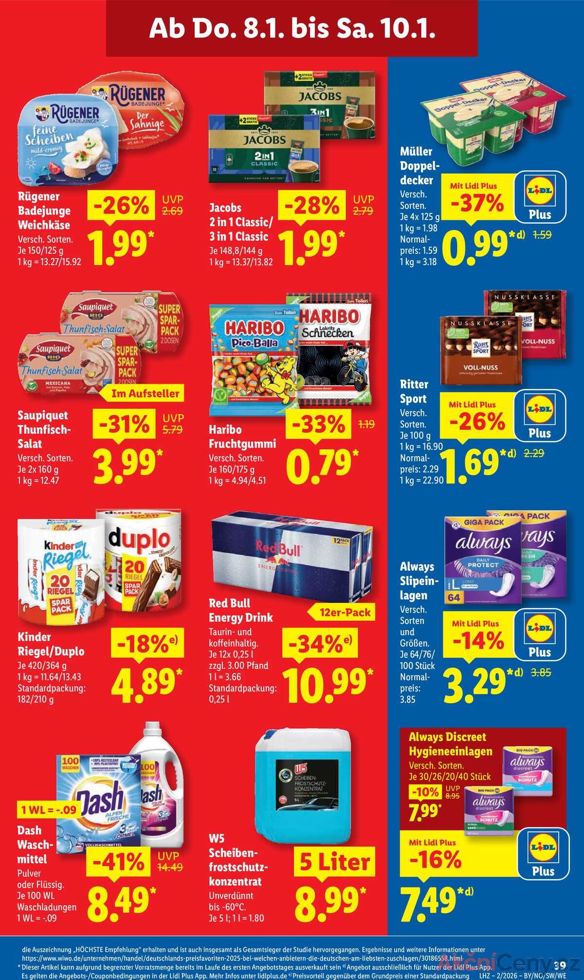 Leták Lidl Německo 5.1.-10.1.2026 strana 57