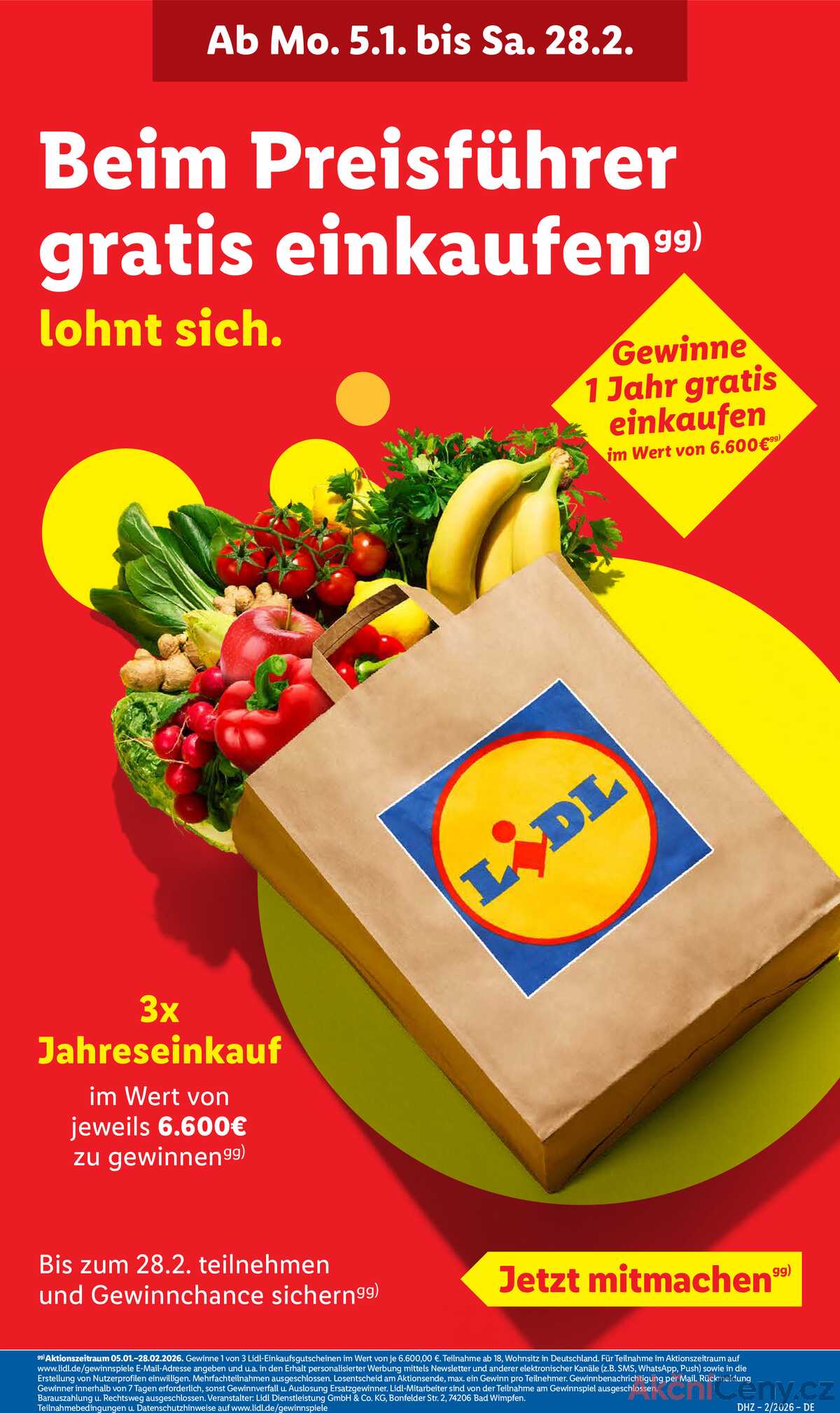 Leták Lidl Německo 5.1.-10.1.2026 strana 61