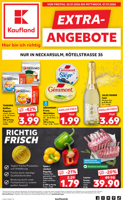 Leták Kaufland Německo 2.1.-7.1.2026