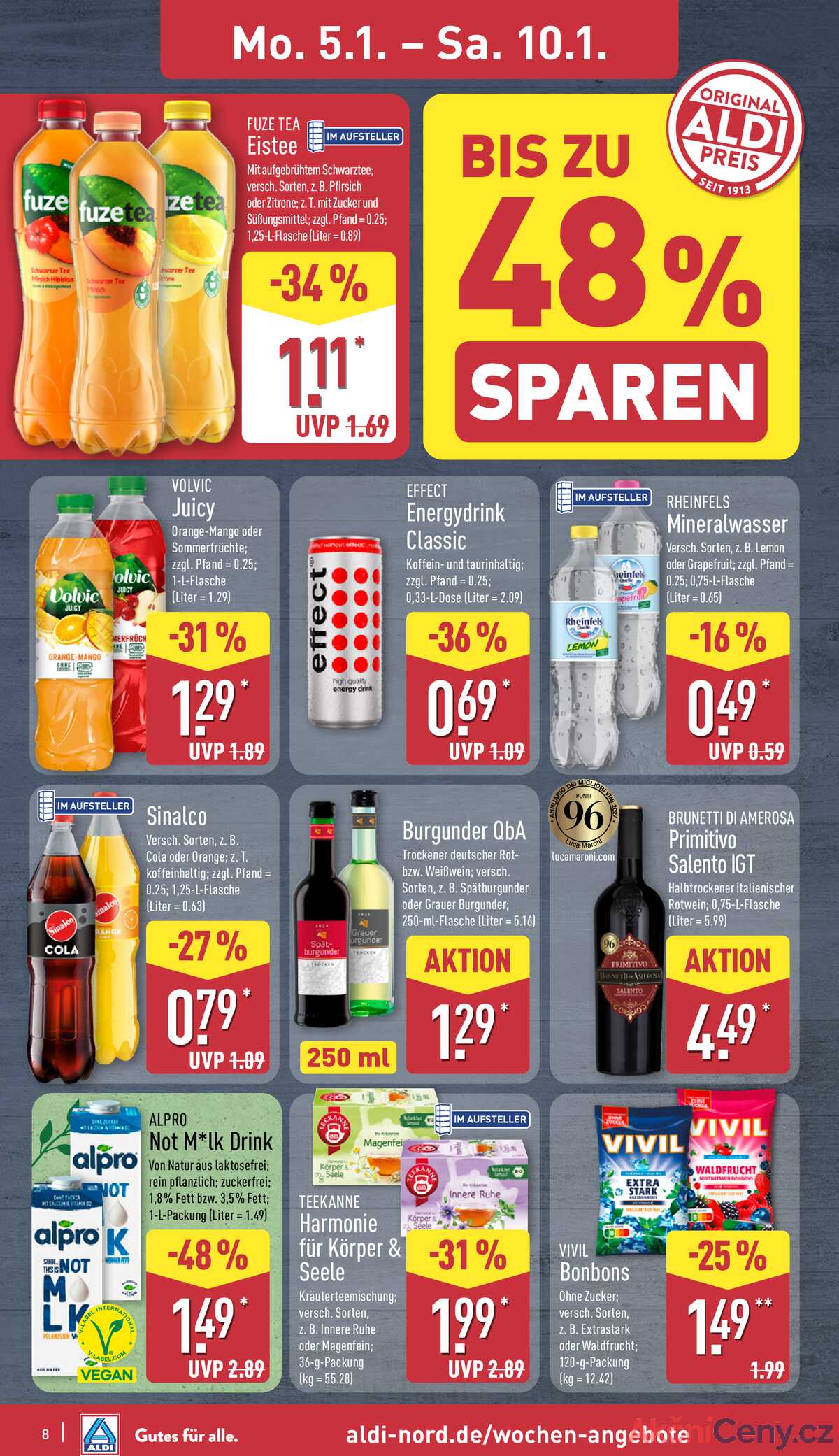 Leták ALDI Německo 5.1.-11.1.2026 strana 8