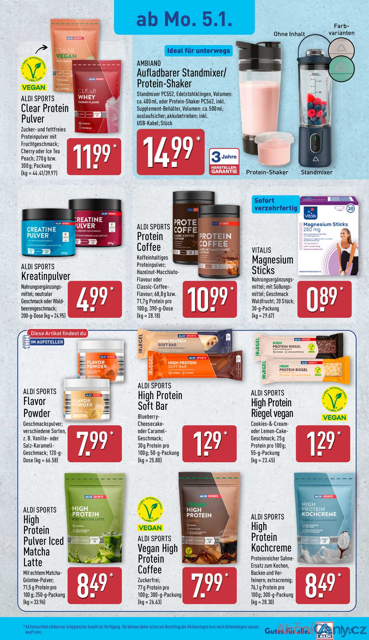 Leták ALDI Německo 5.1.-11.1.2026 strana 15